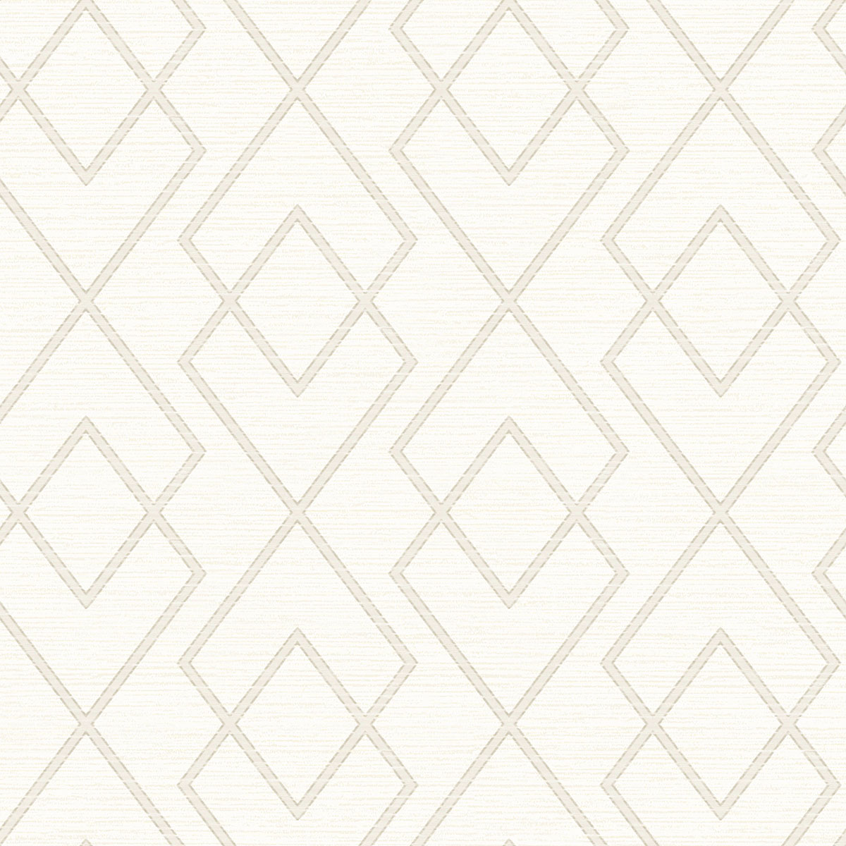 Blaze Taupe Trellis Wallpaper
