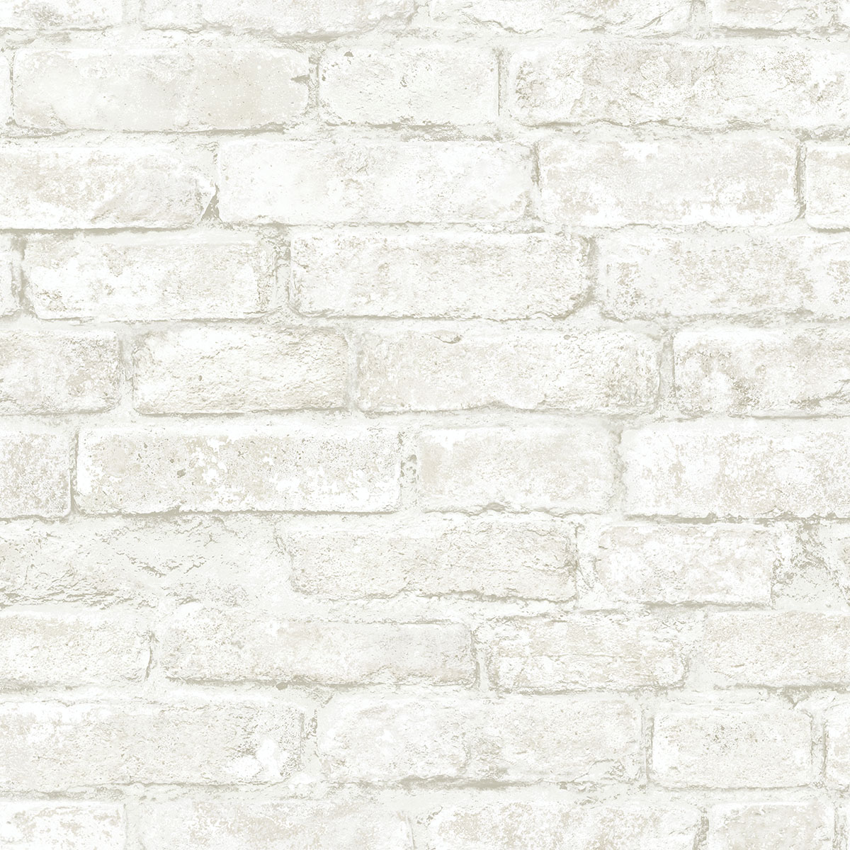 Arlington White Brick Wallpaper