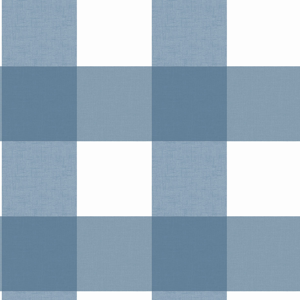 Amos Navy Gingham Wallpaper