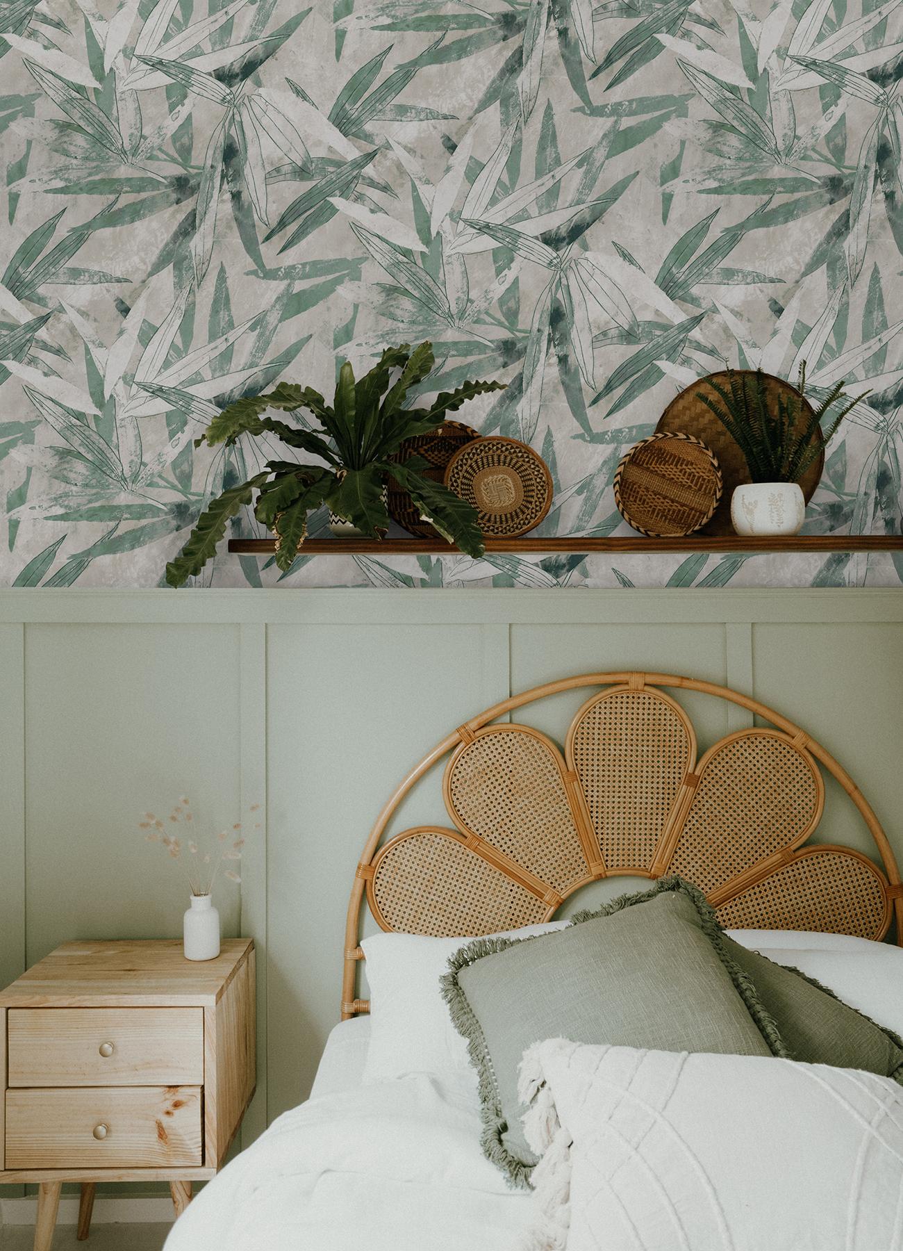 Indigo Road by Egypt Sherrod Peel and Stick Wallpaper by NuWallpaper and Brewster