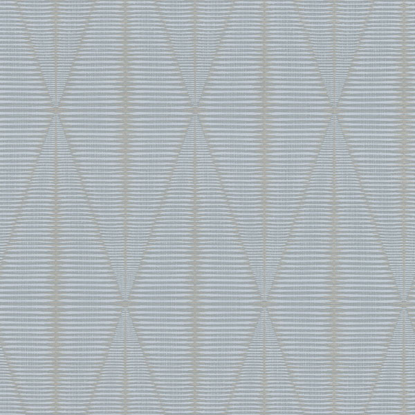 Rocco Light Blue Diamond Wallpaper