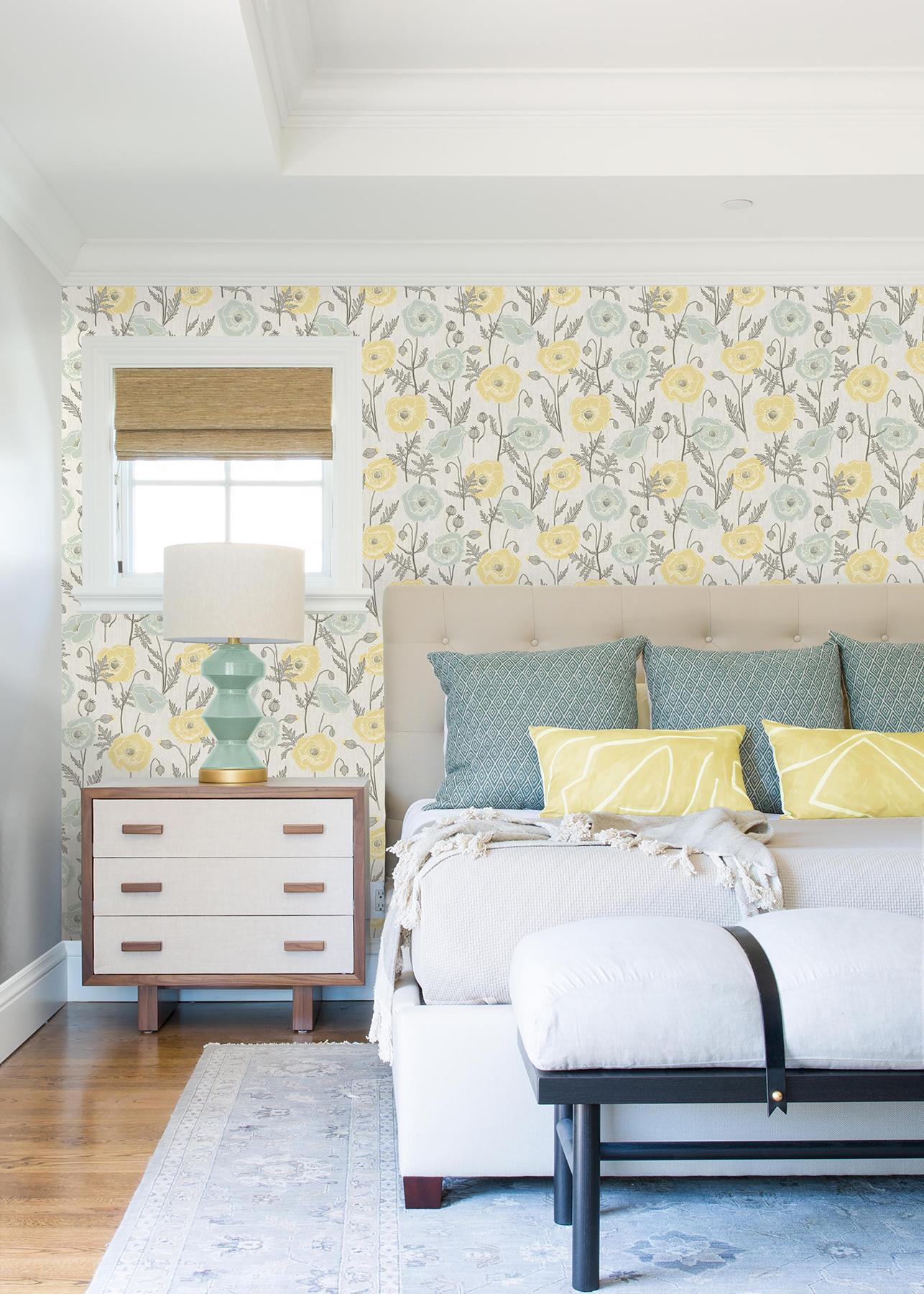 Jen Hewett Peel and Stick Wallpaper by NuWallpaper and Brewster