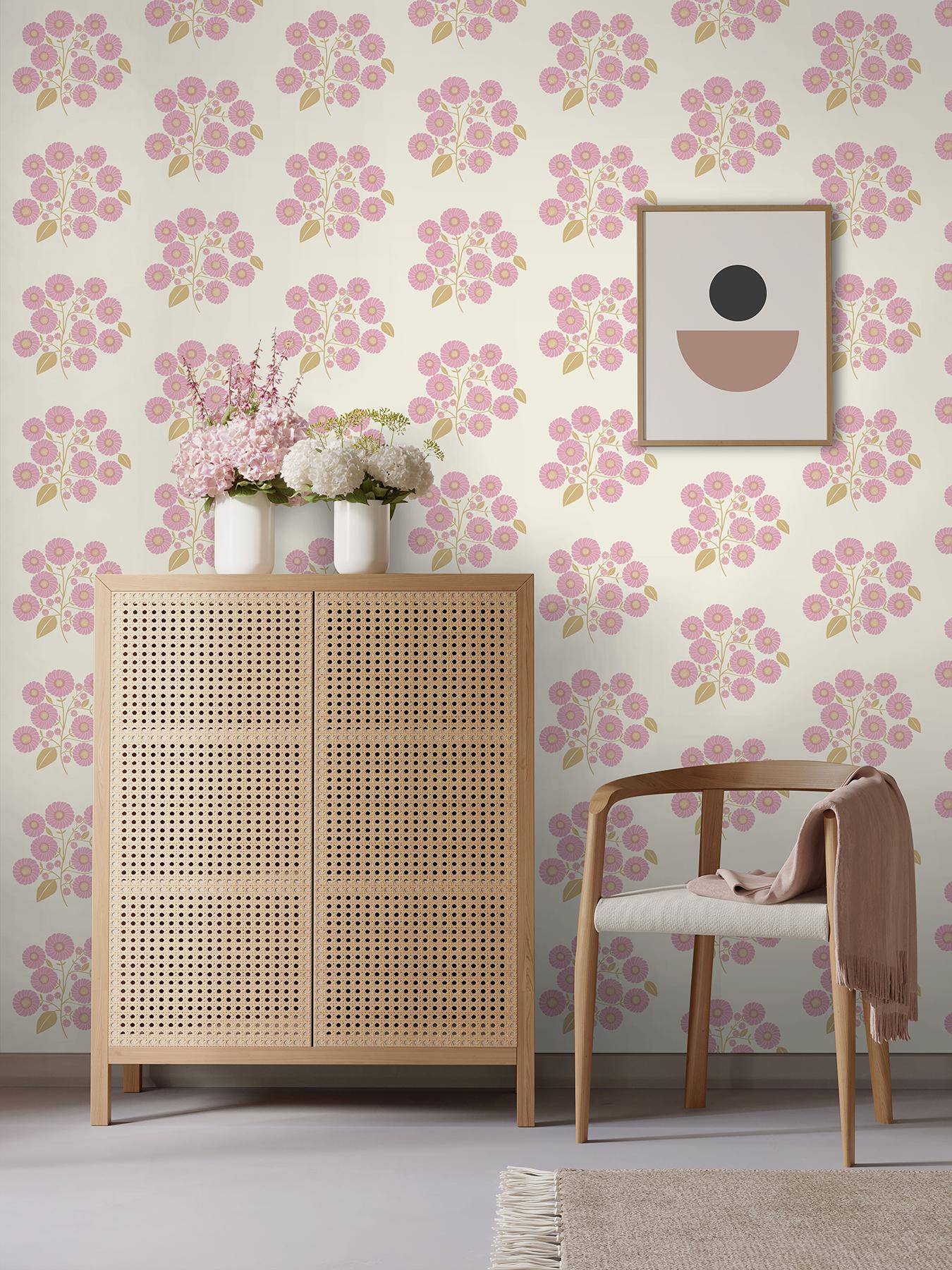 Jen Hewett Peel and Stick Wallpaper by NuWallpaper and Brewster