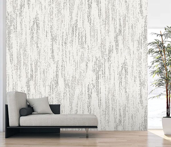 Rainfall Dove Grey Wall Mural