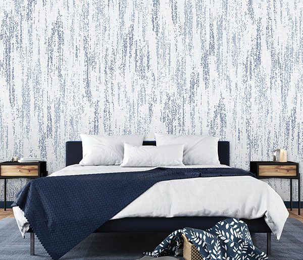 Rainfall Ocean Blue Wall Mural