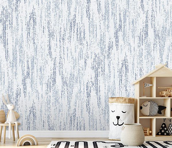 Rainfall Ocean Blue Wall Mural