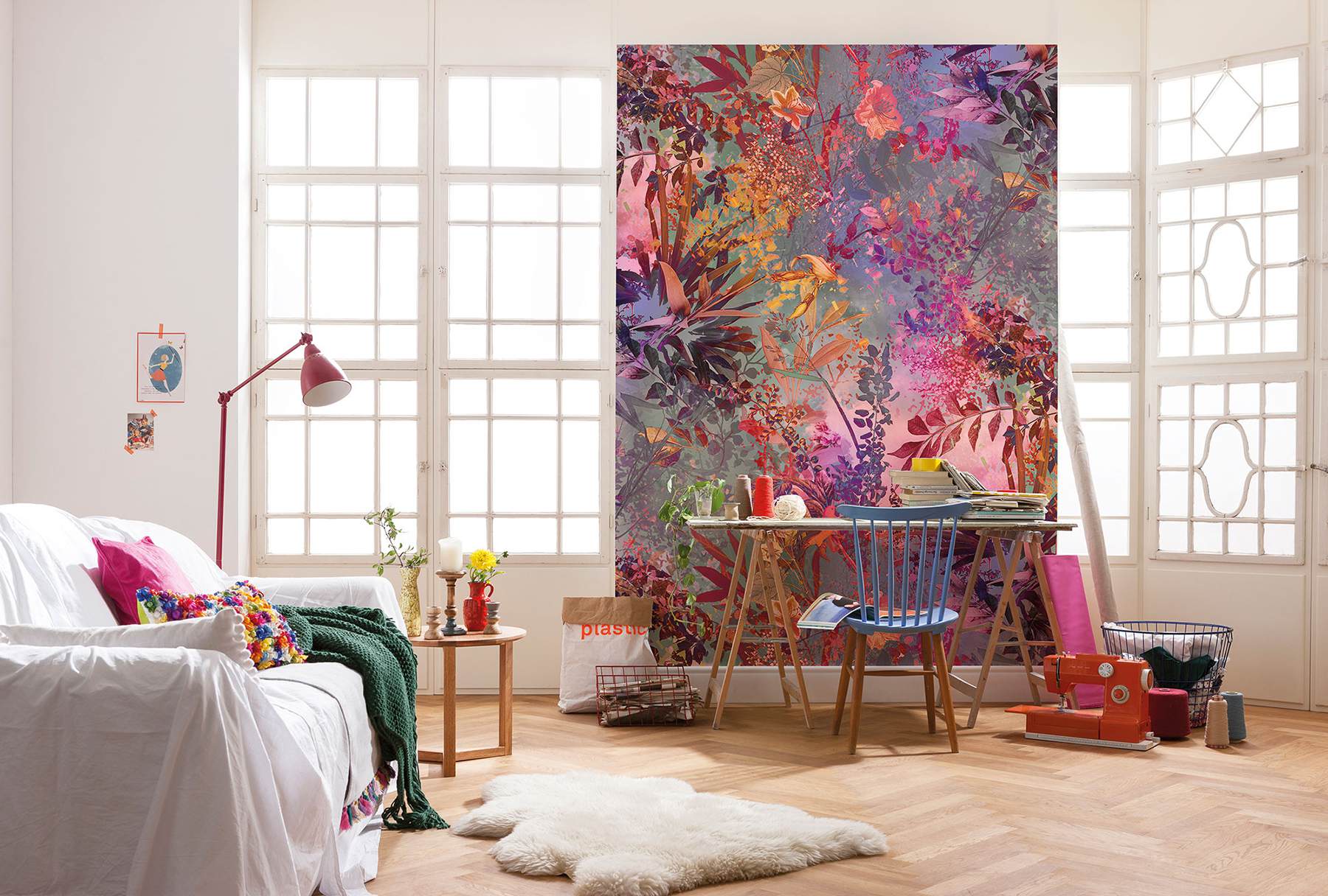Wild Garden Wall Mural