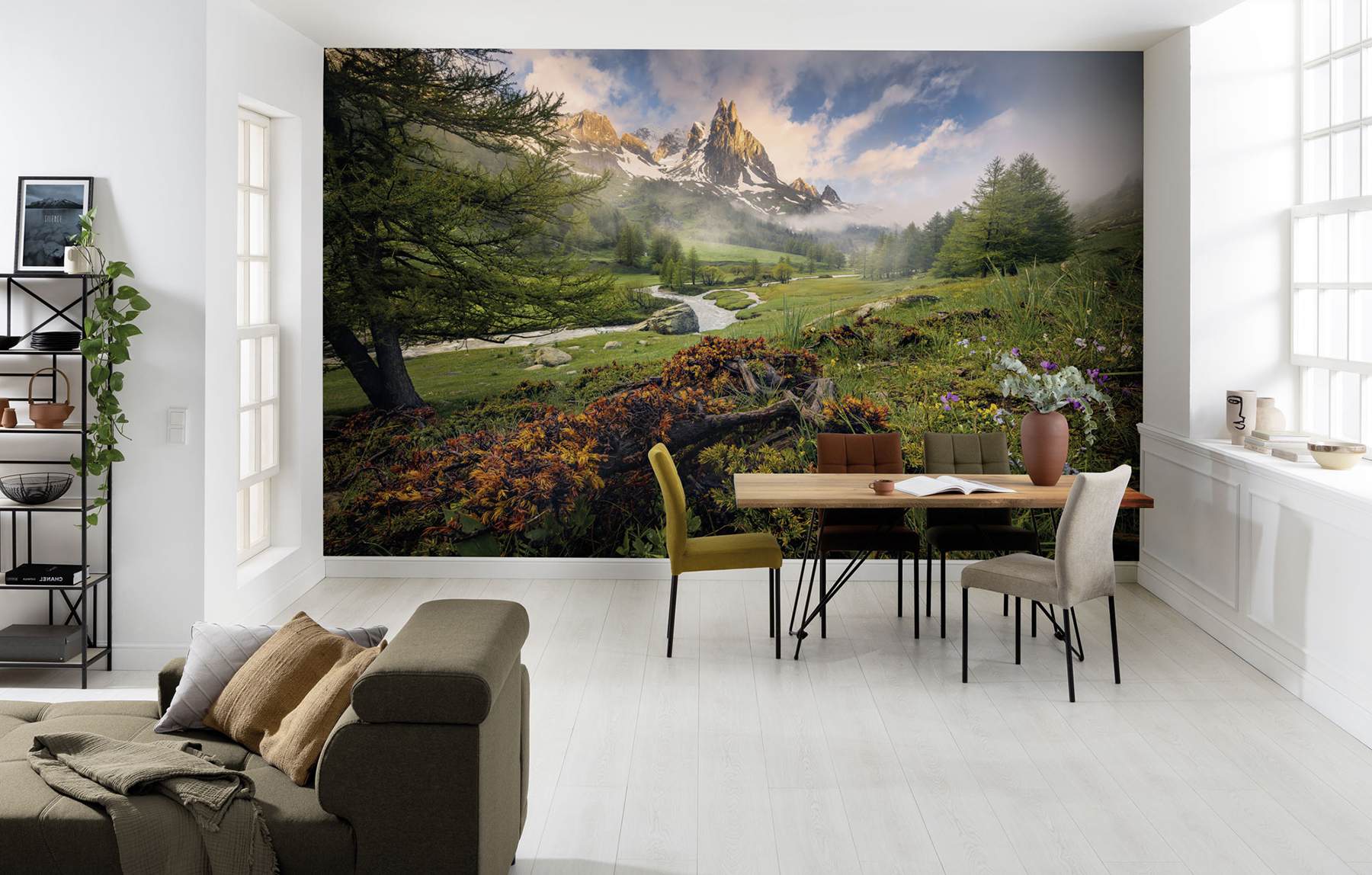 Morning Walk Wall Mural