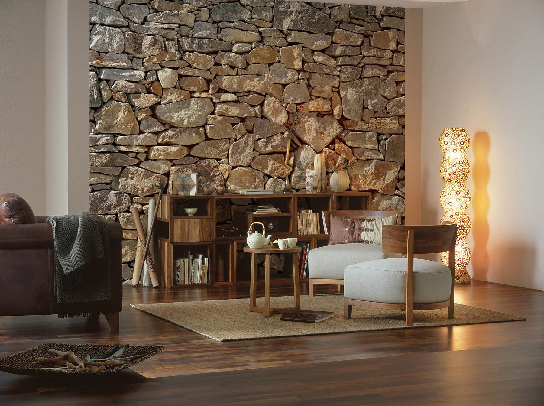 Stone Wall Mural