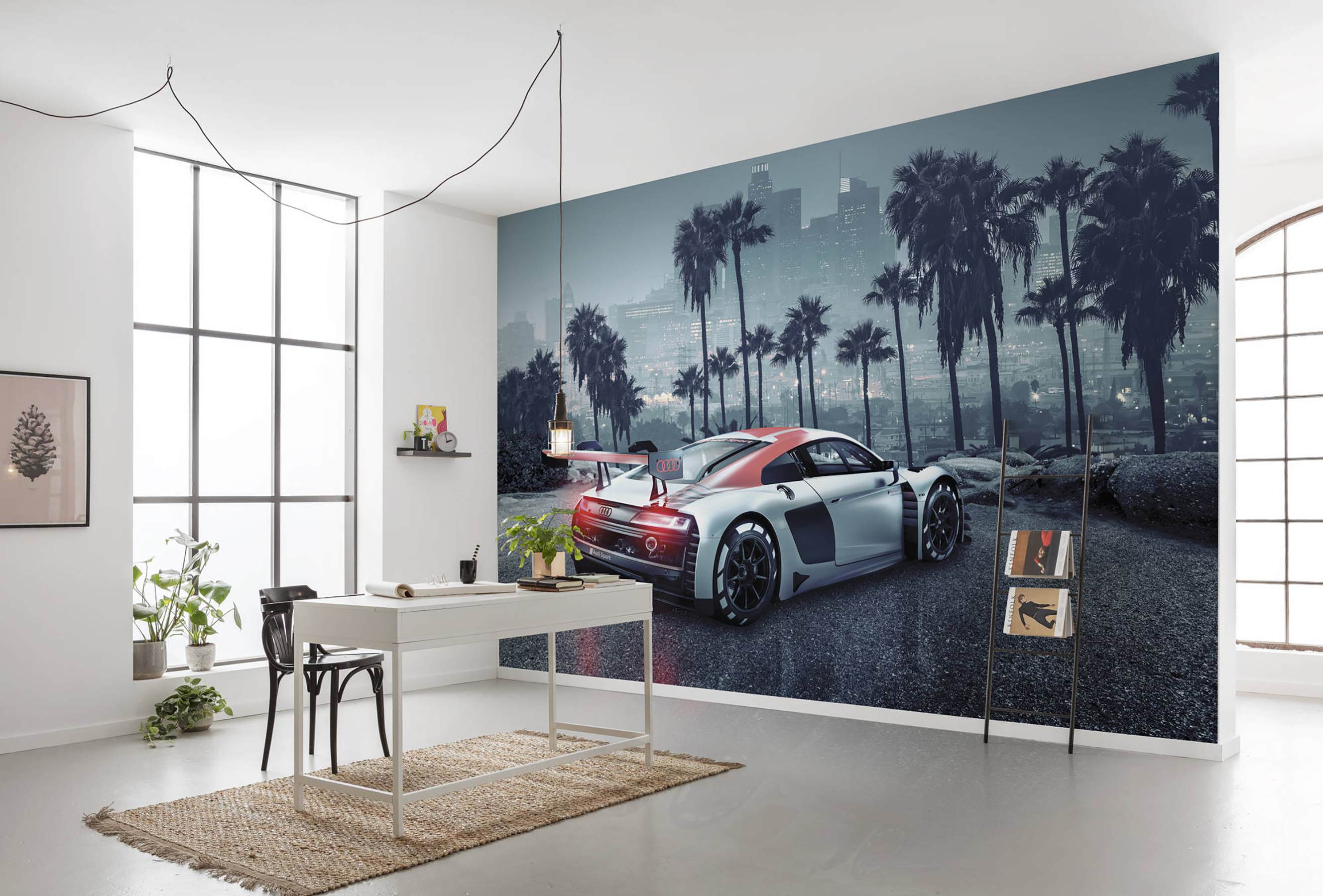 Audi R8 L.A. Wall Mural