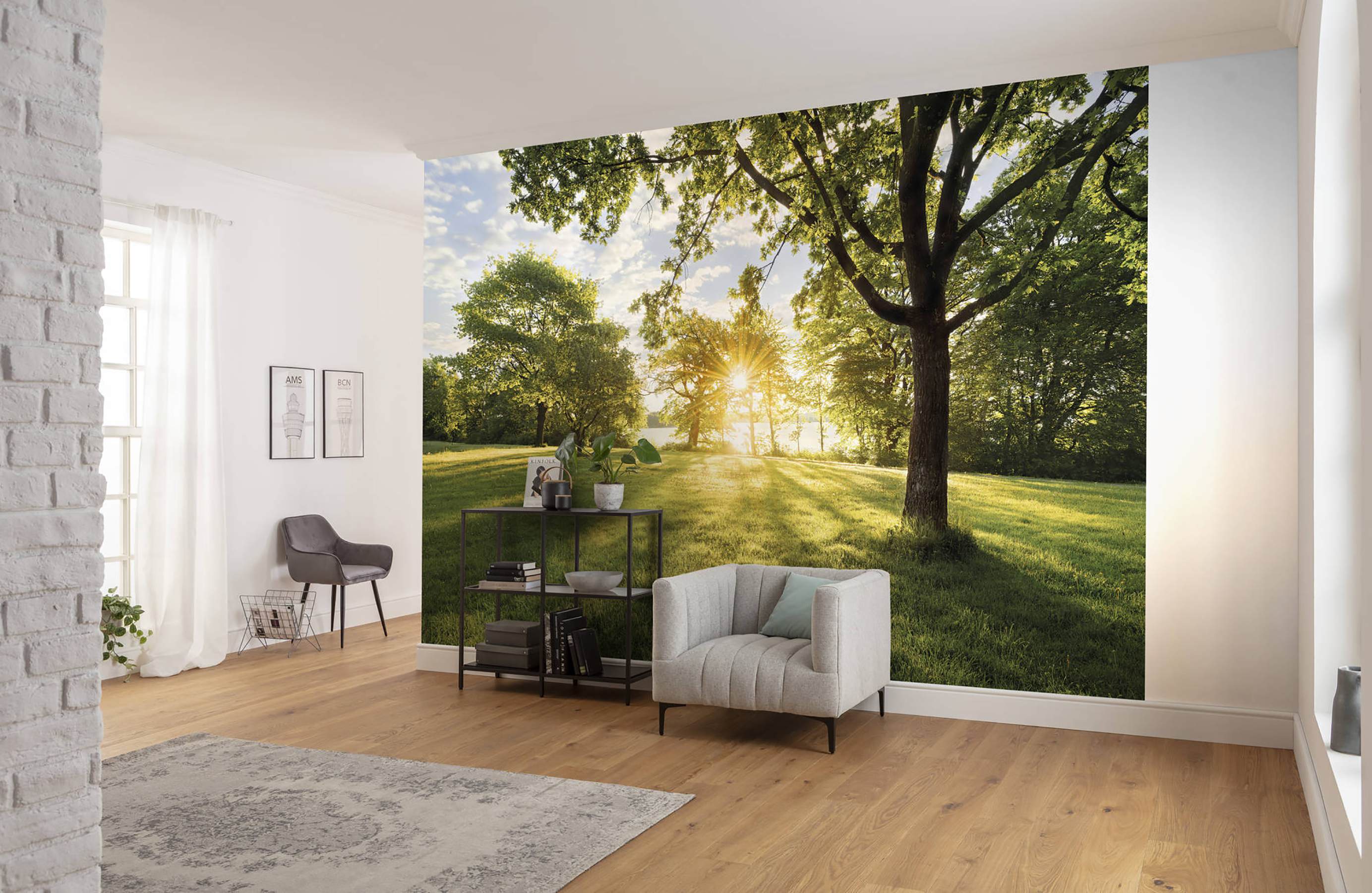 Golden Moment Wall Mural