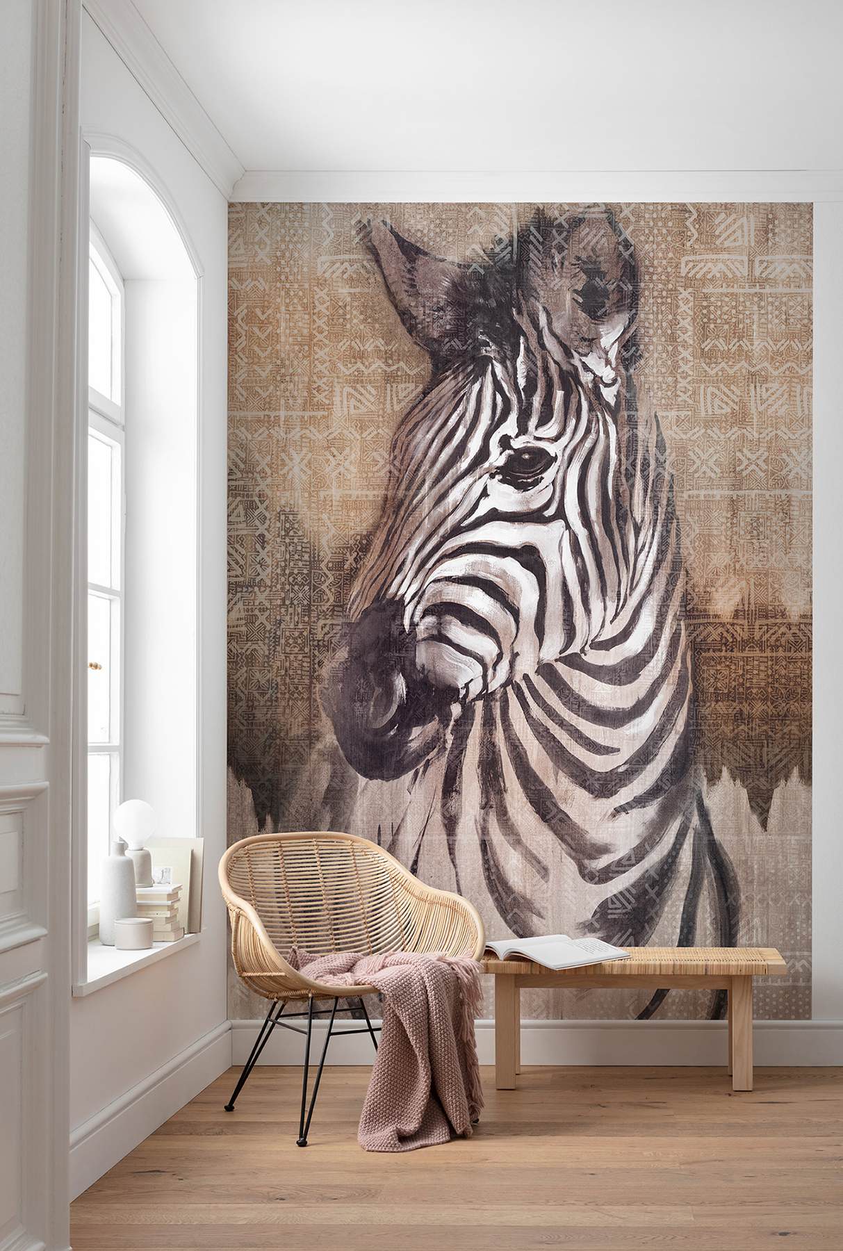 Zebra Wall Mural