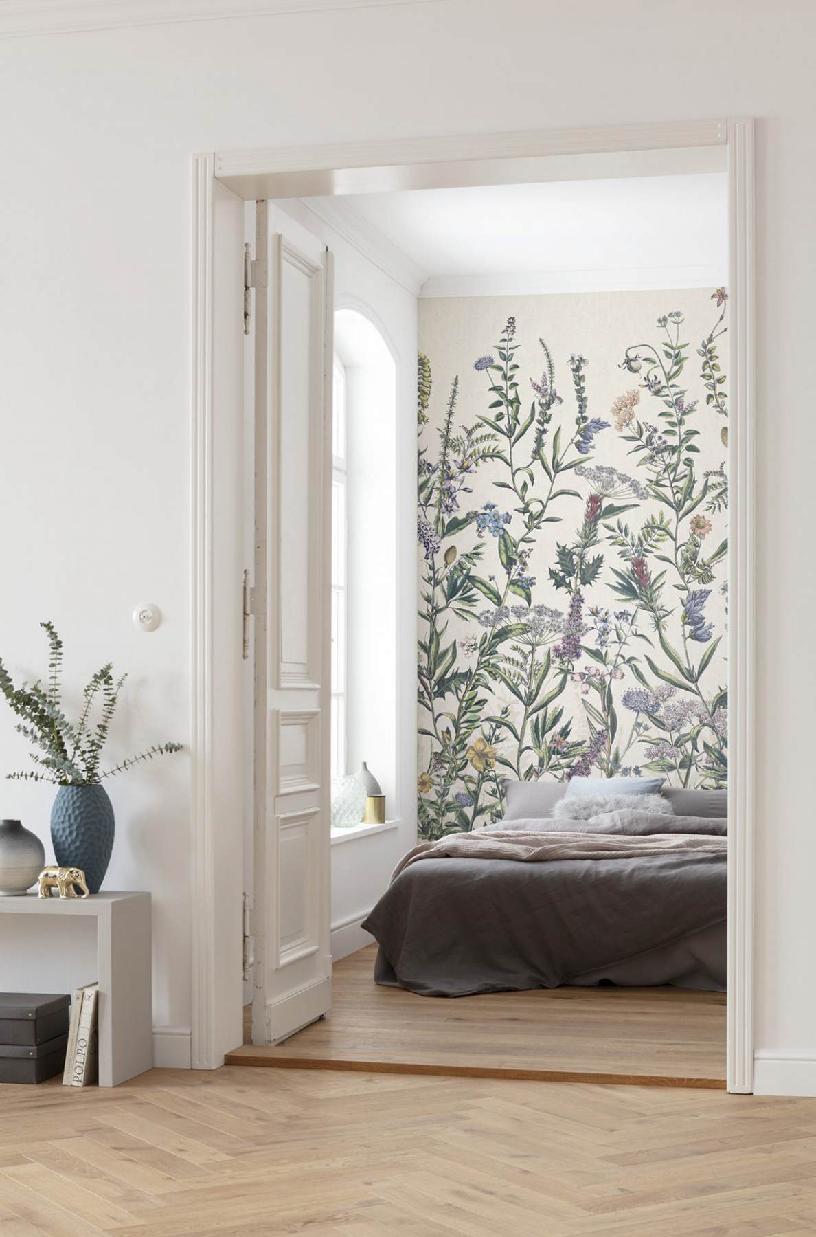 Flowering Herbs Wall Mural