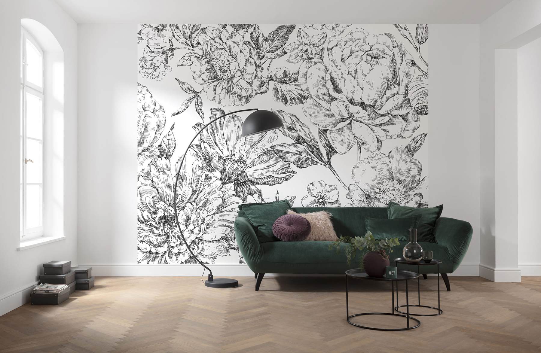 Flowerbed Wall Mural