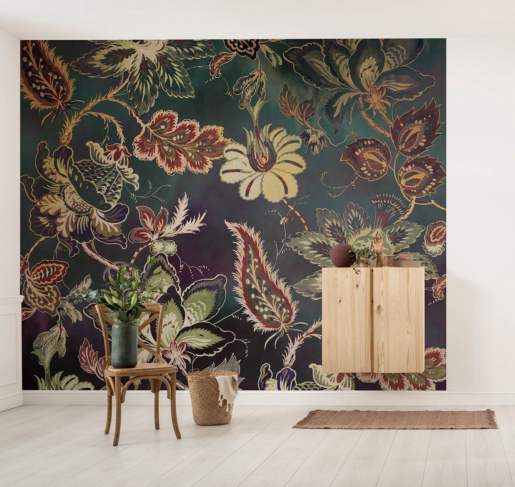 Moonshadow Blossom Wall Mural