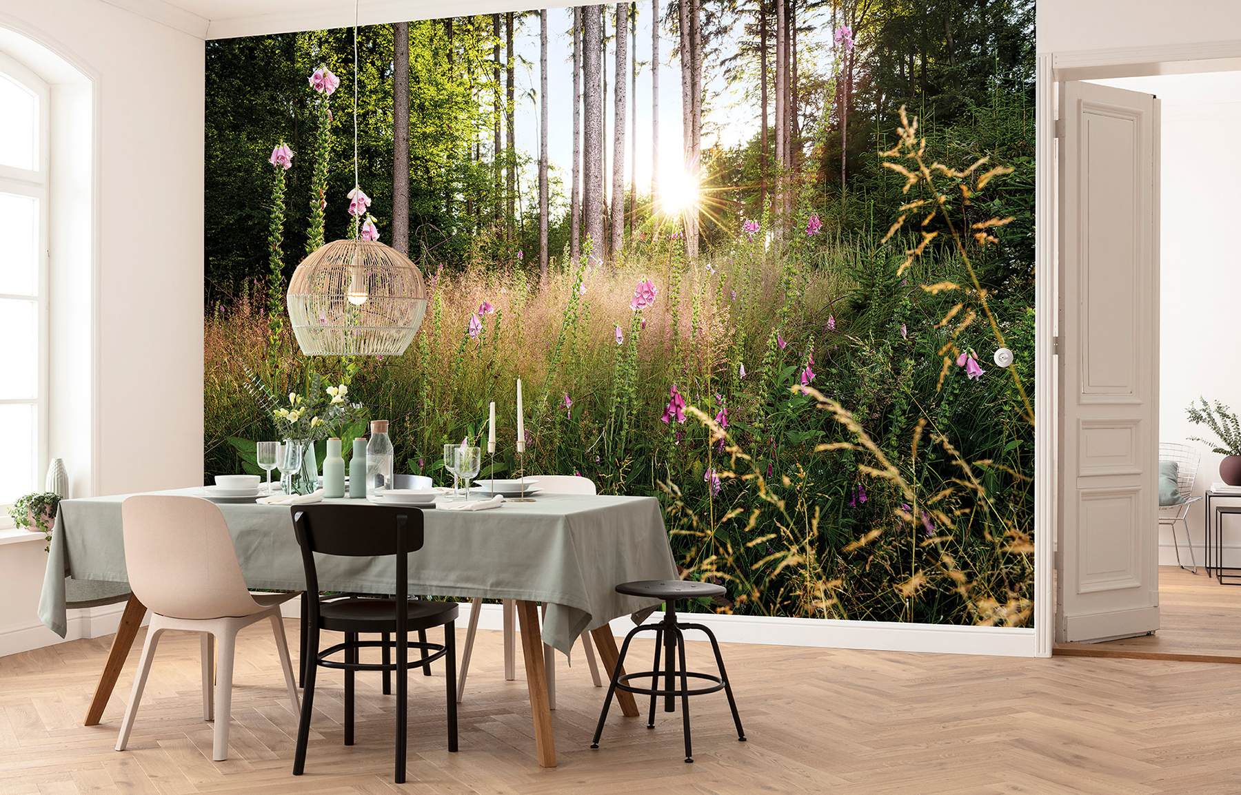 Summer Glade Wall Mural