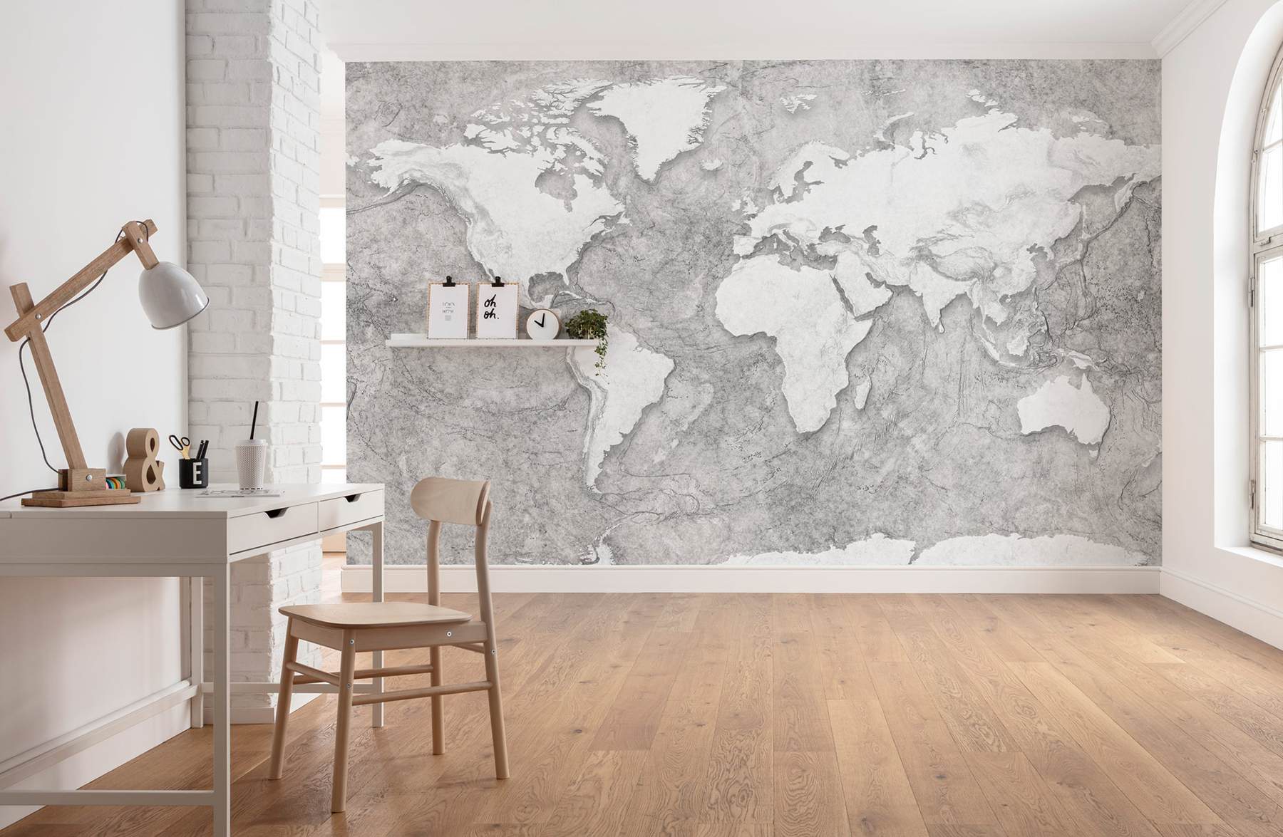 World Relief Wall Mural