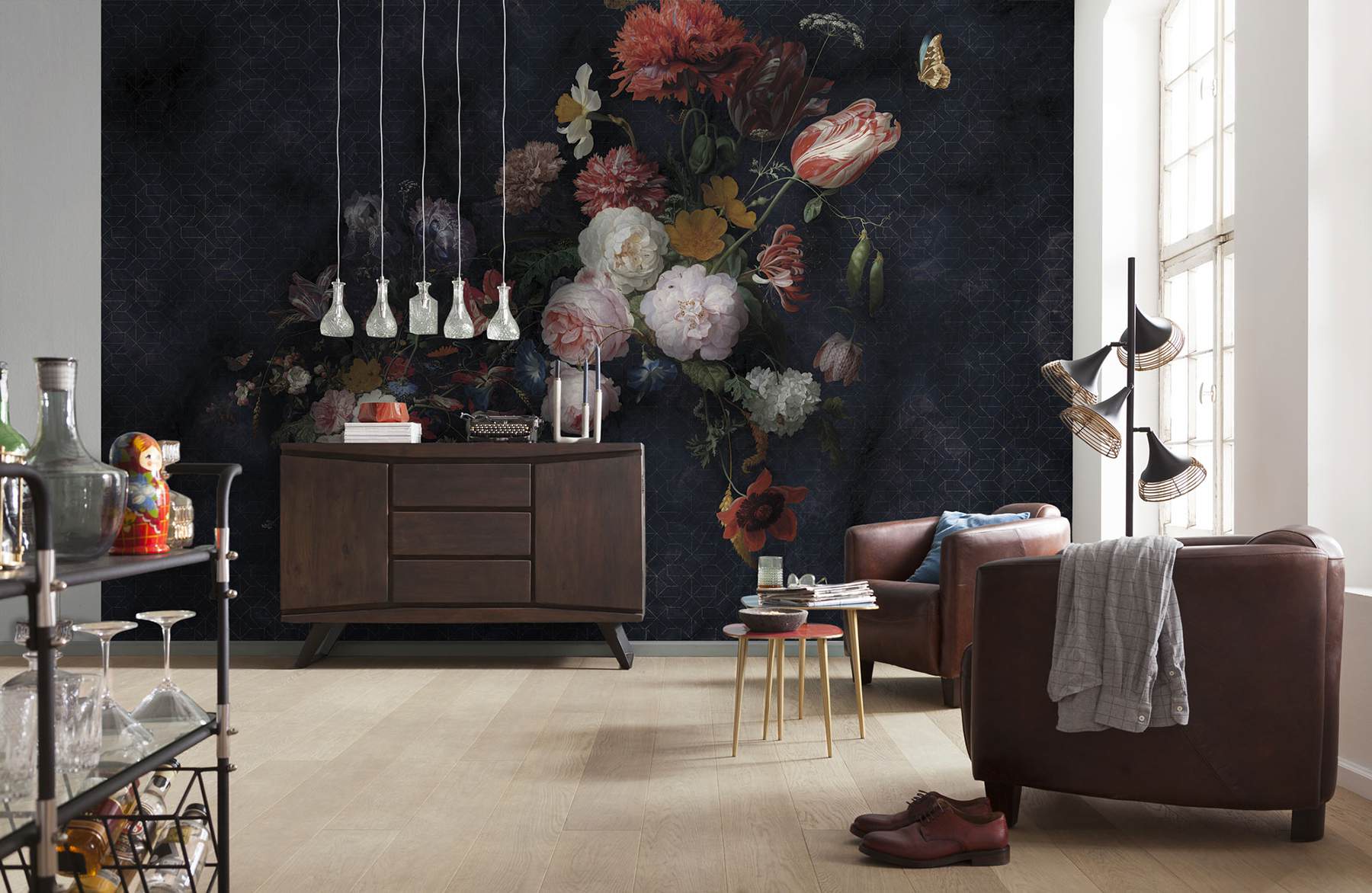 Amsterdam Flowers Wall Mural