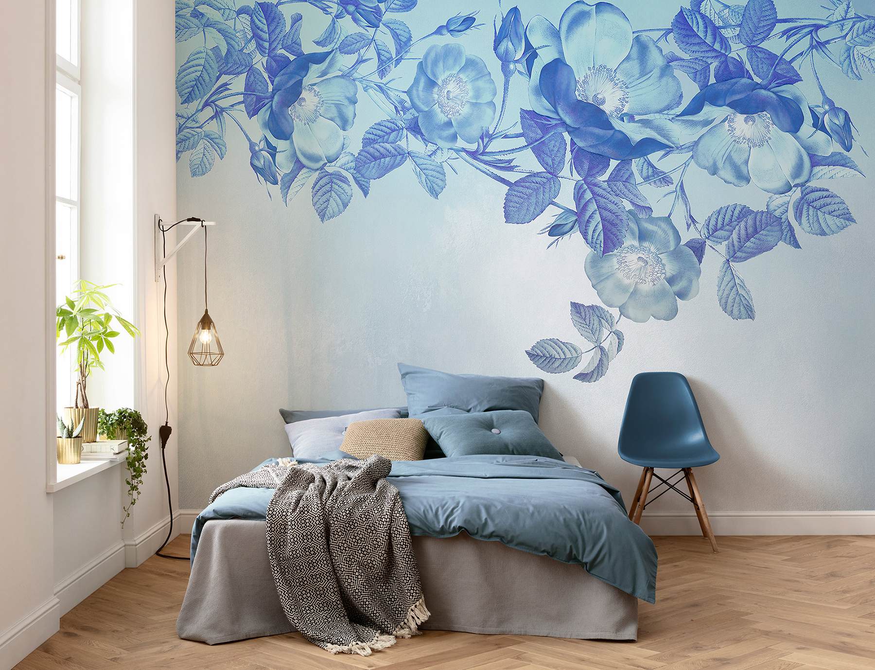 Blue Aura Wall Mural