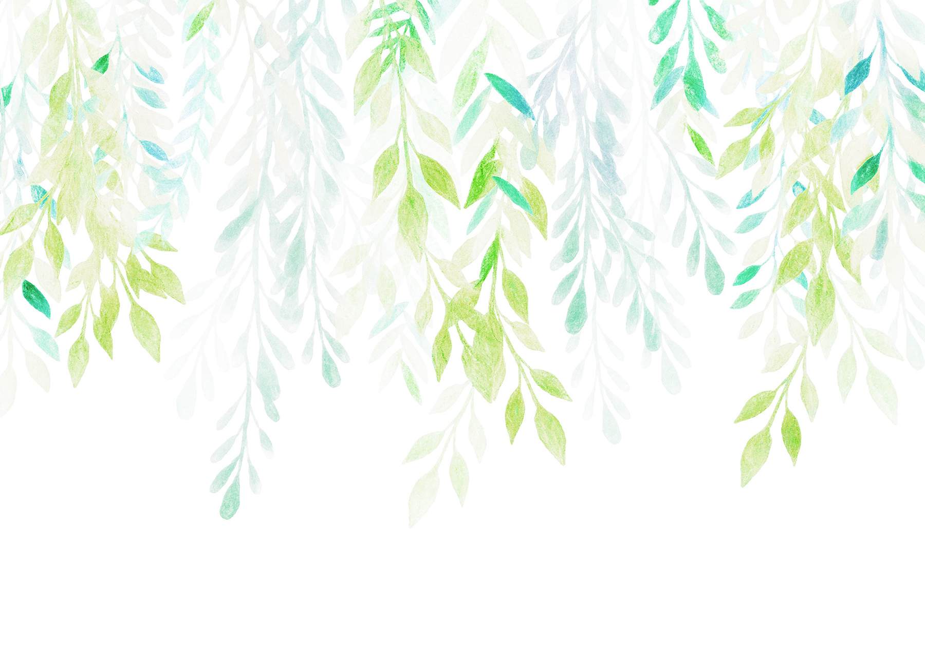 Summer Leaves Wall Mural