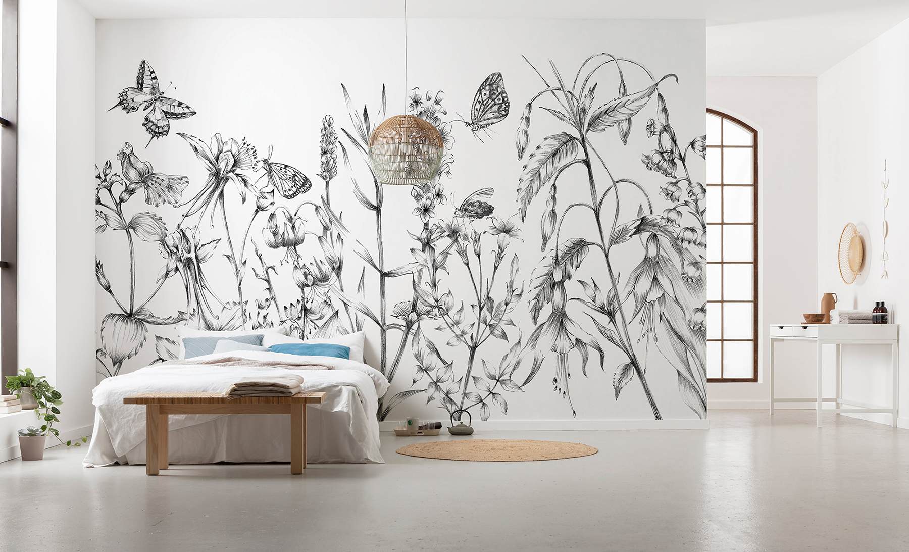 Butterfly Field Wall Mural