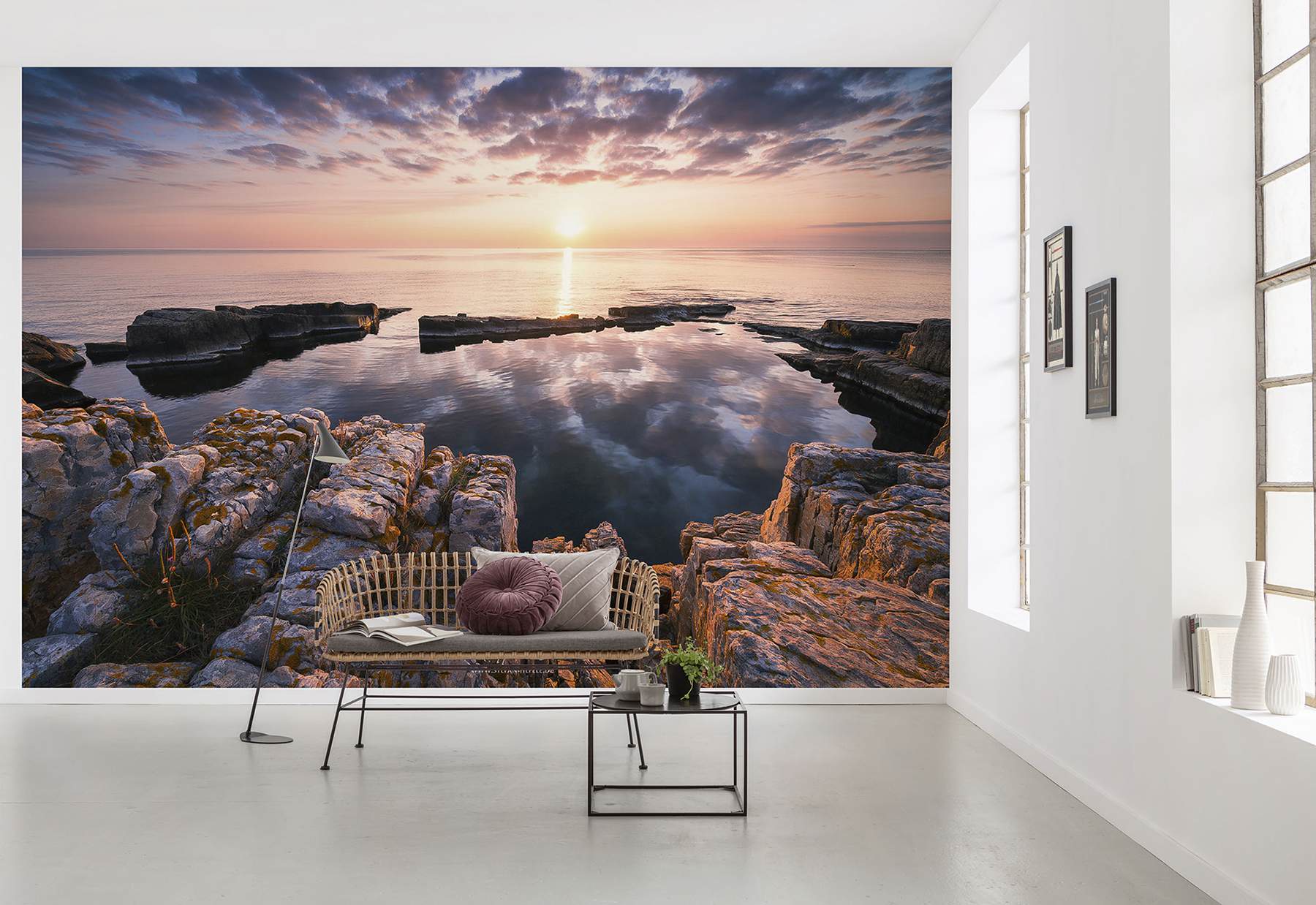 Mirrored Coast Wall Mural