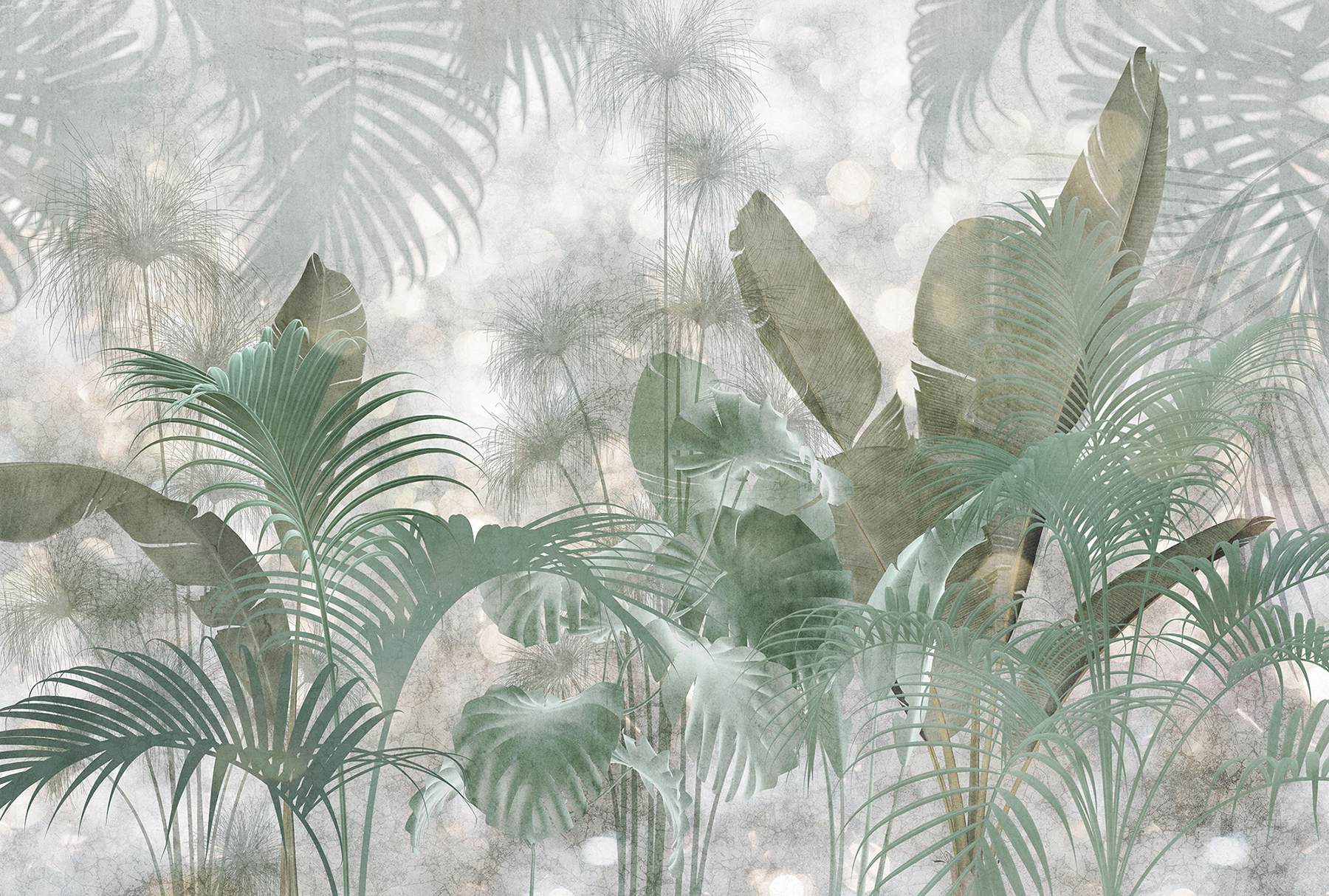 Paillettes Tropicales Wall Mural