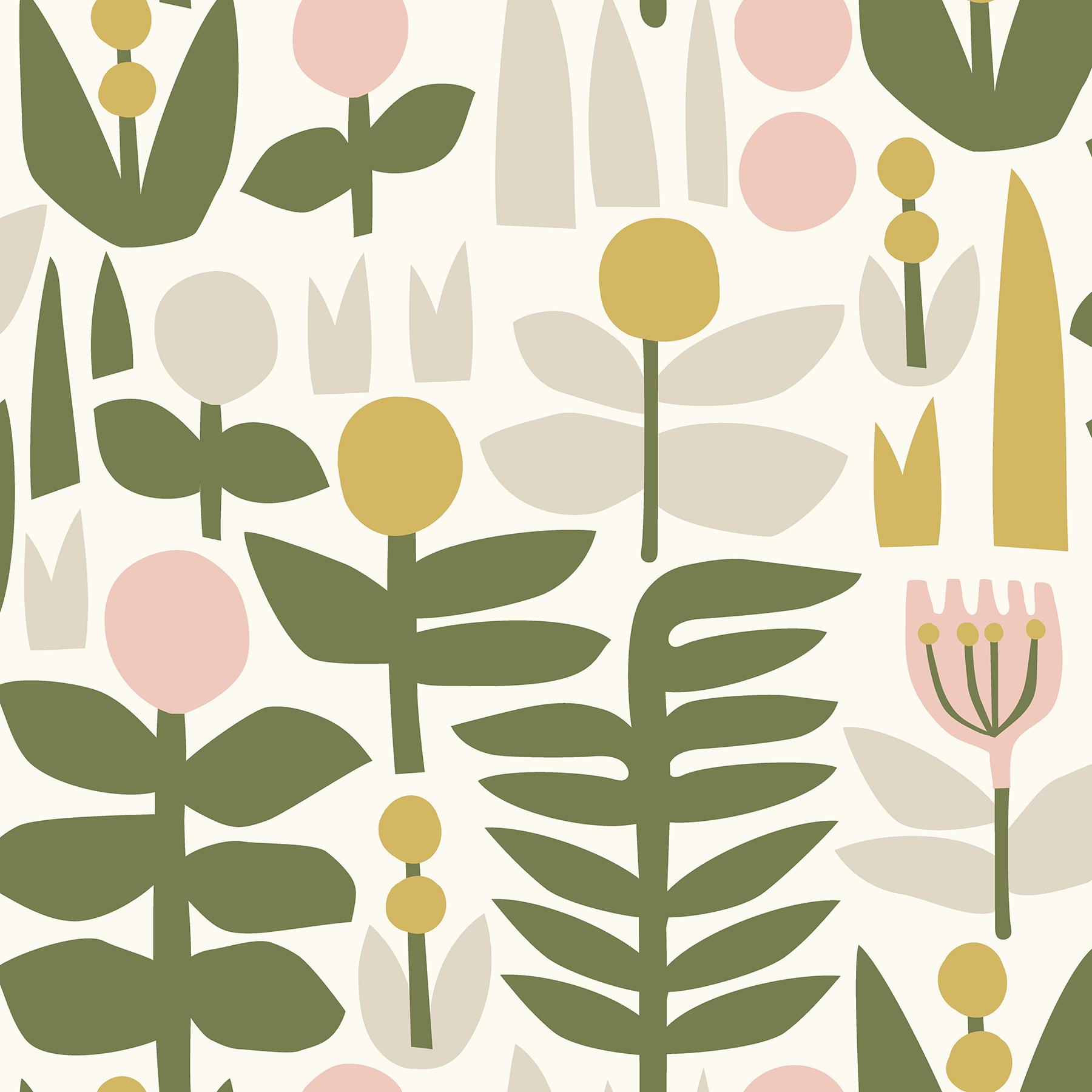 Leah Duncan Peel and Stick Wallpaper by NuWallpaper and Brewster