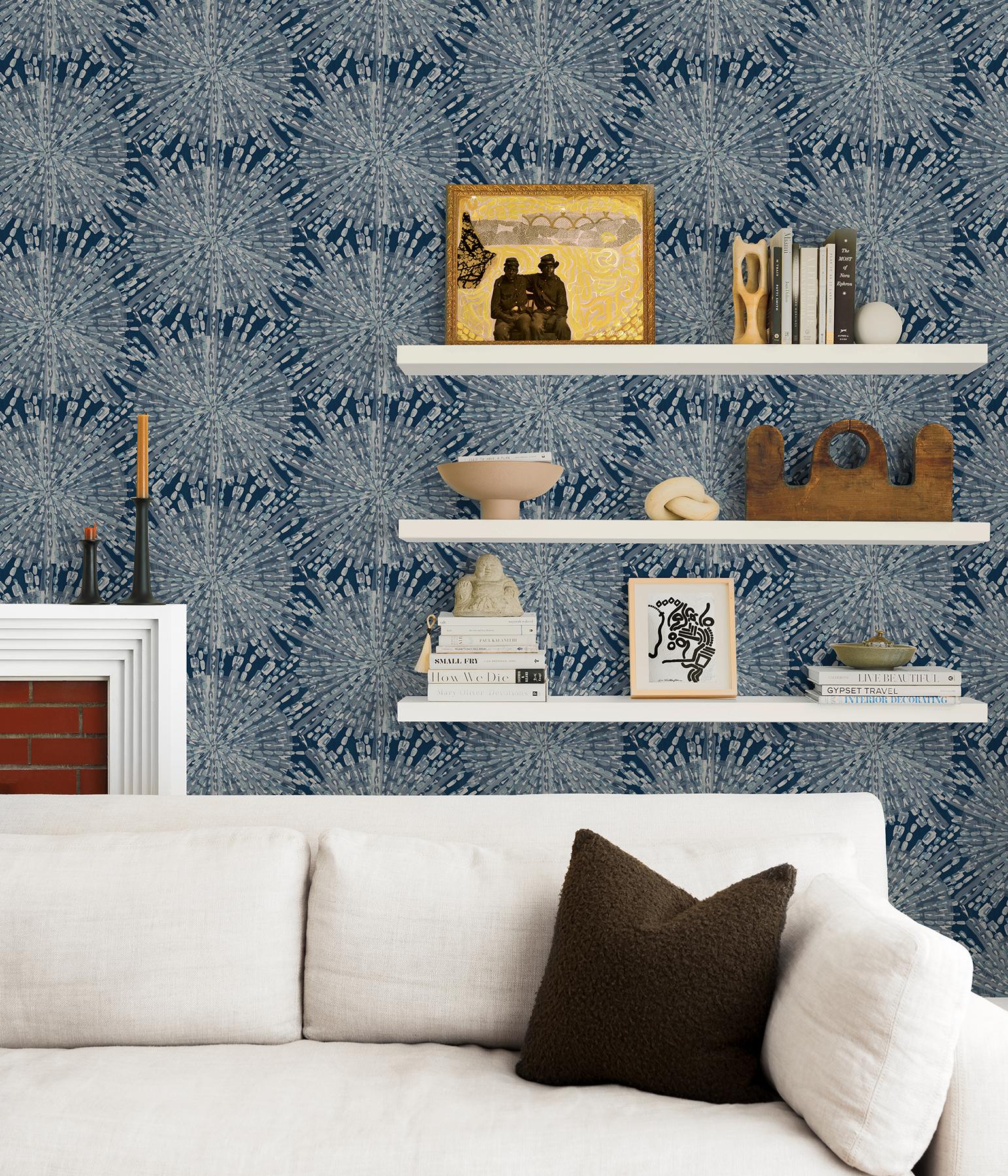 Lili Whitt Whitt by Lisa Whitington Peel and Stick Wallpaper by NuWallpaper and Brewster