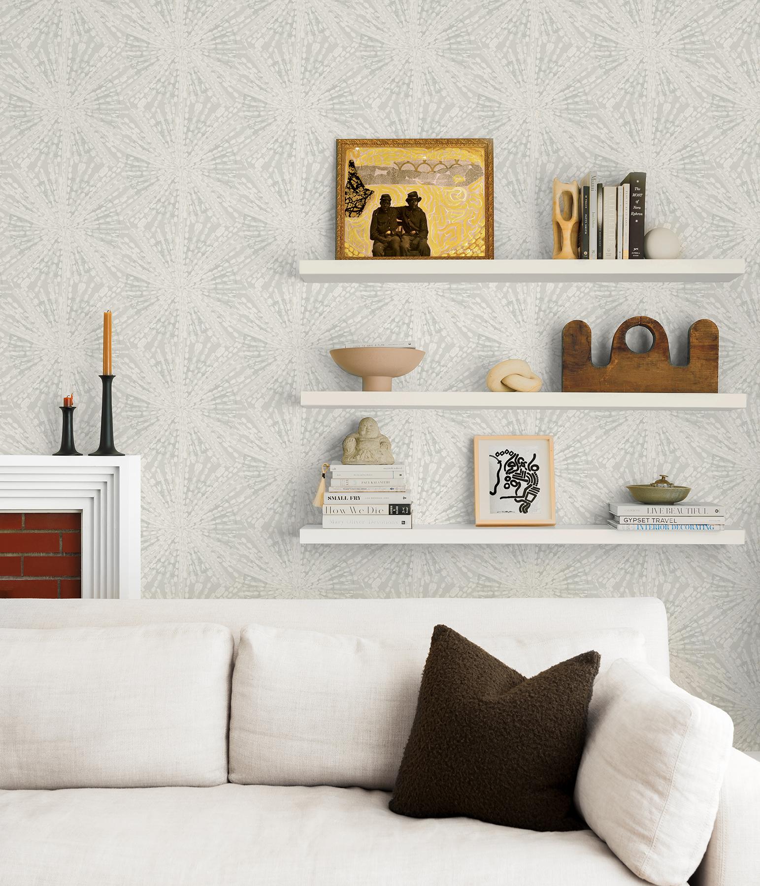 Lili Whitt Whitt by Lisa Whitington Peel and Stick Wallpaper by NuWallpaper and Brewster