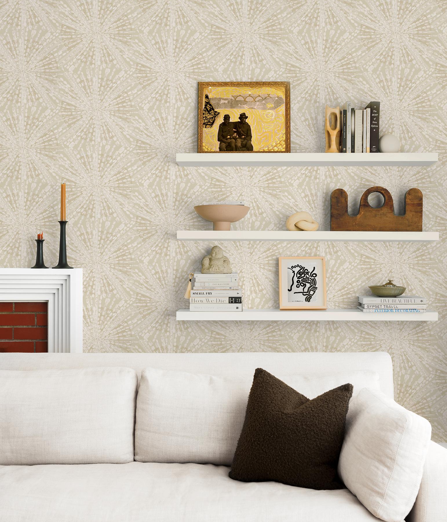 Lili Whitt Whitt by Lisa Whitington Peel and Stick Wallpaper by NuWallpaper and Brewster