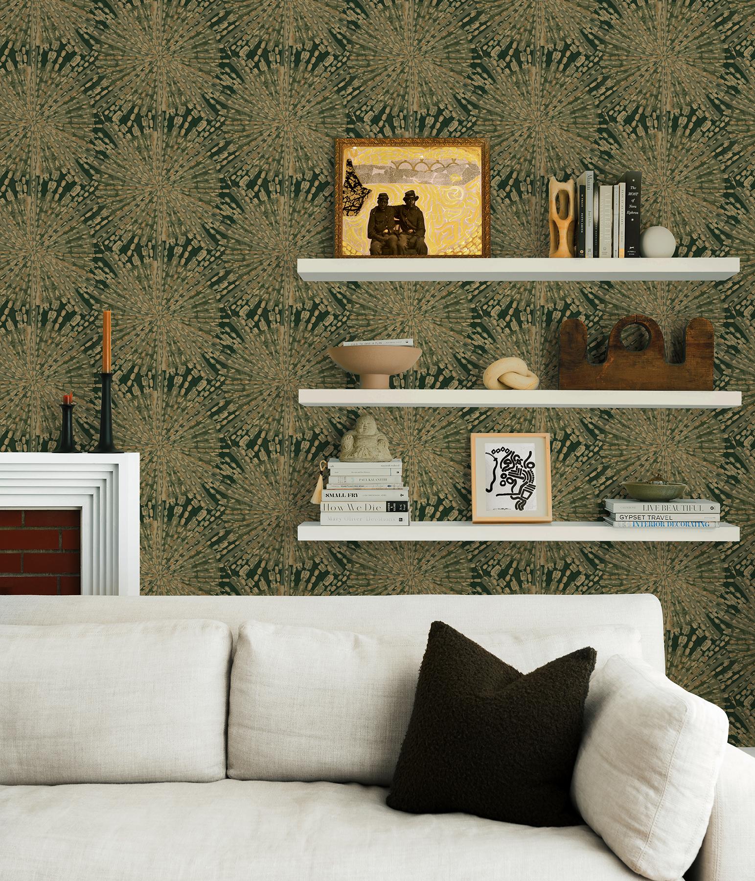Lili Whitt Whitt by Lisa Whitington Peel and Stick Wallpaper by NuWallpaper and Brewster