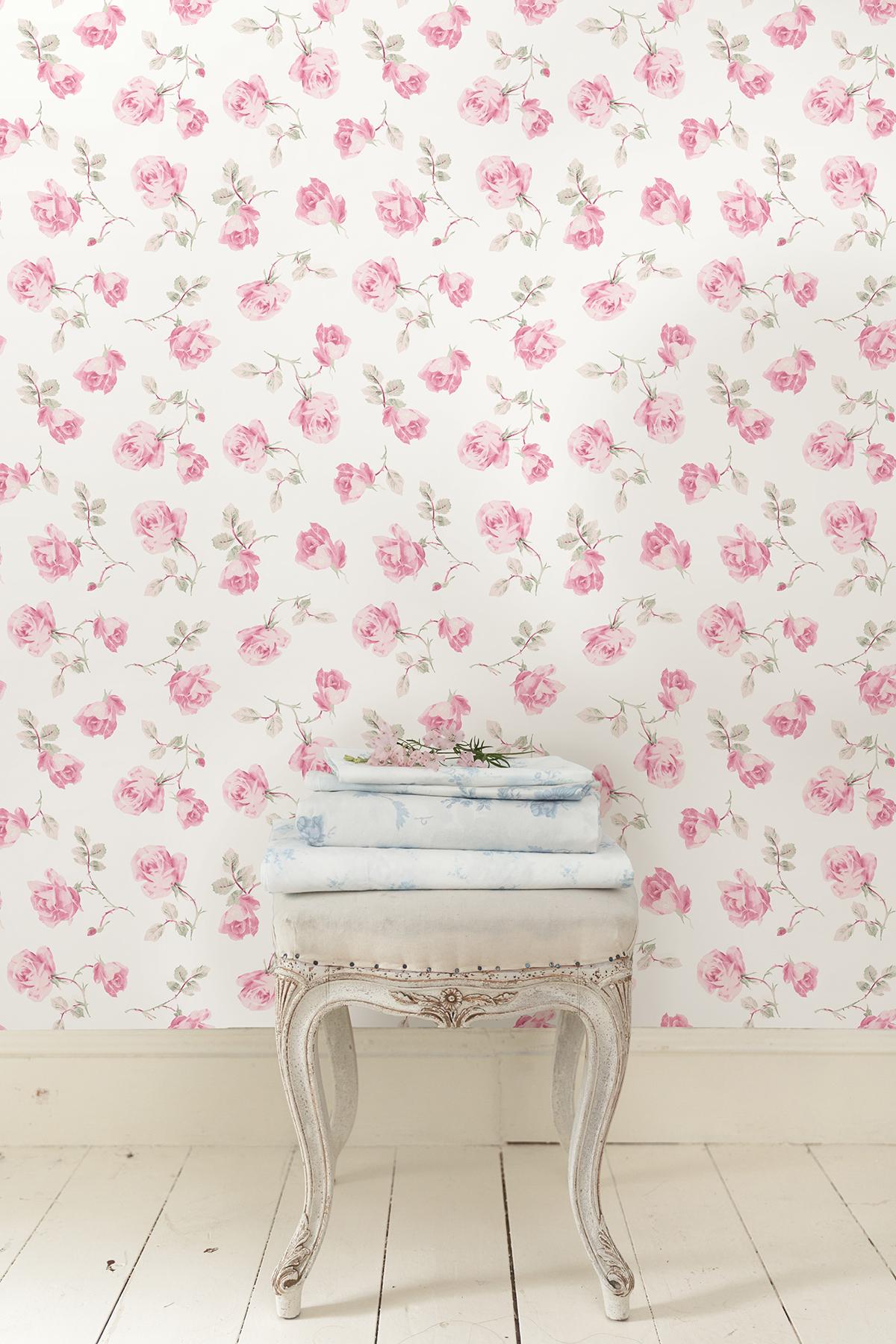 LoveShackFancy Peel and Stick Wallpaper by NuWallpaper and Brewster