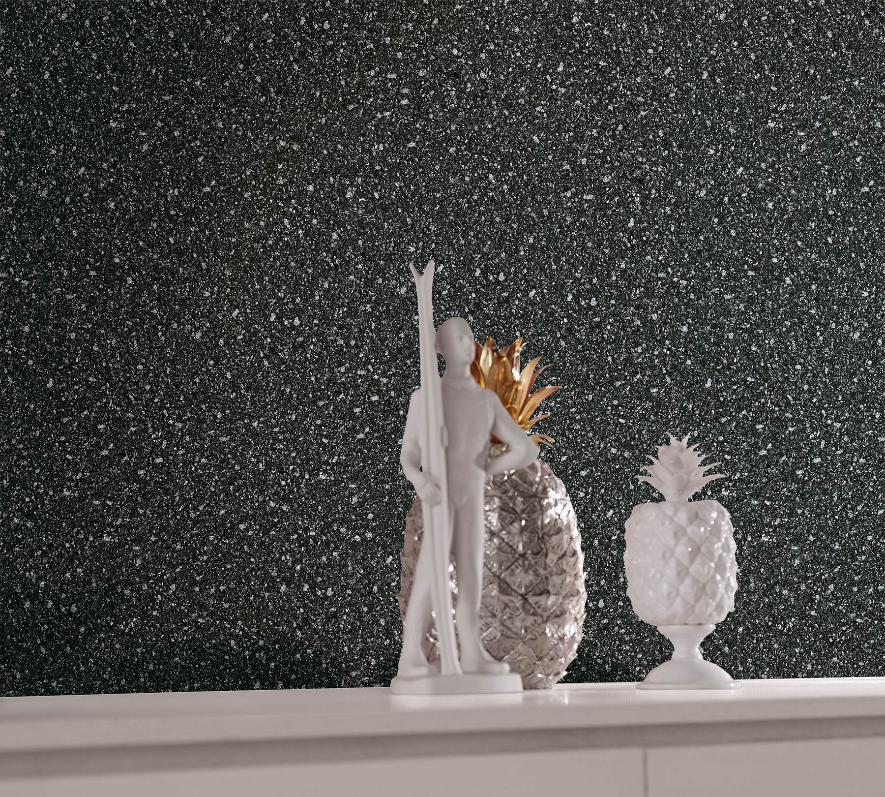 Griselda Charcoal Speckle Wallpaper