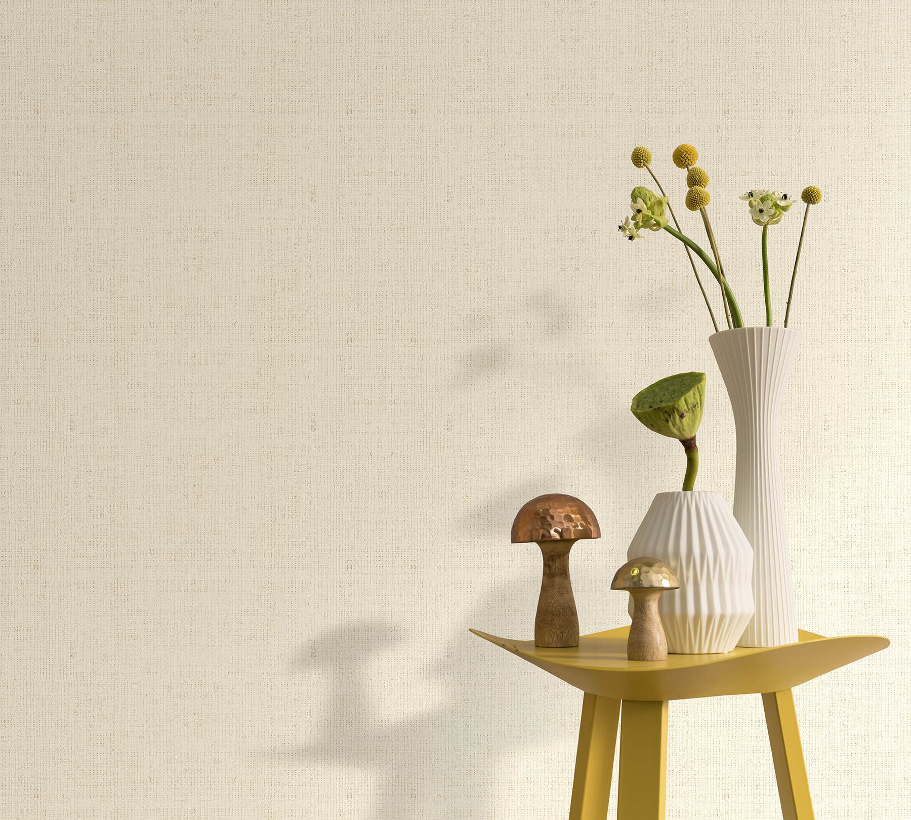 Vanora Honey Linen Wallpaper