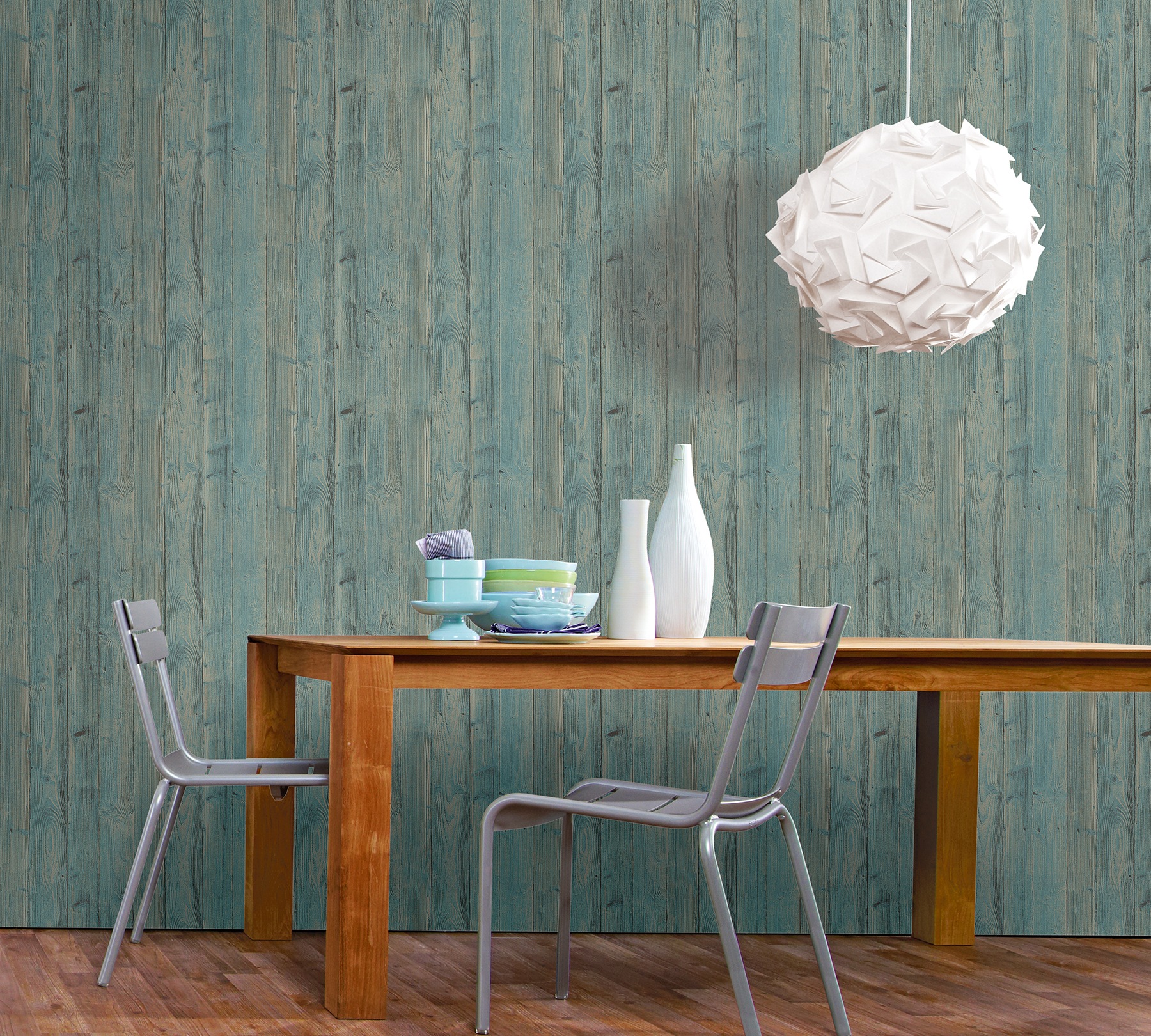 Talbot Green Wood Wallpaper