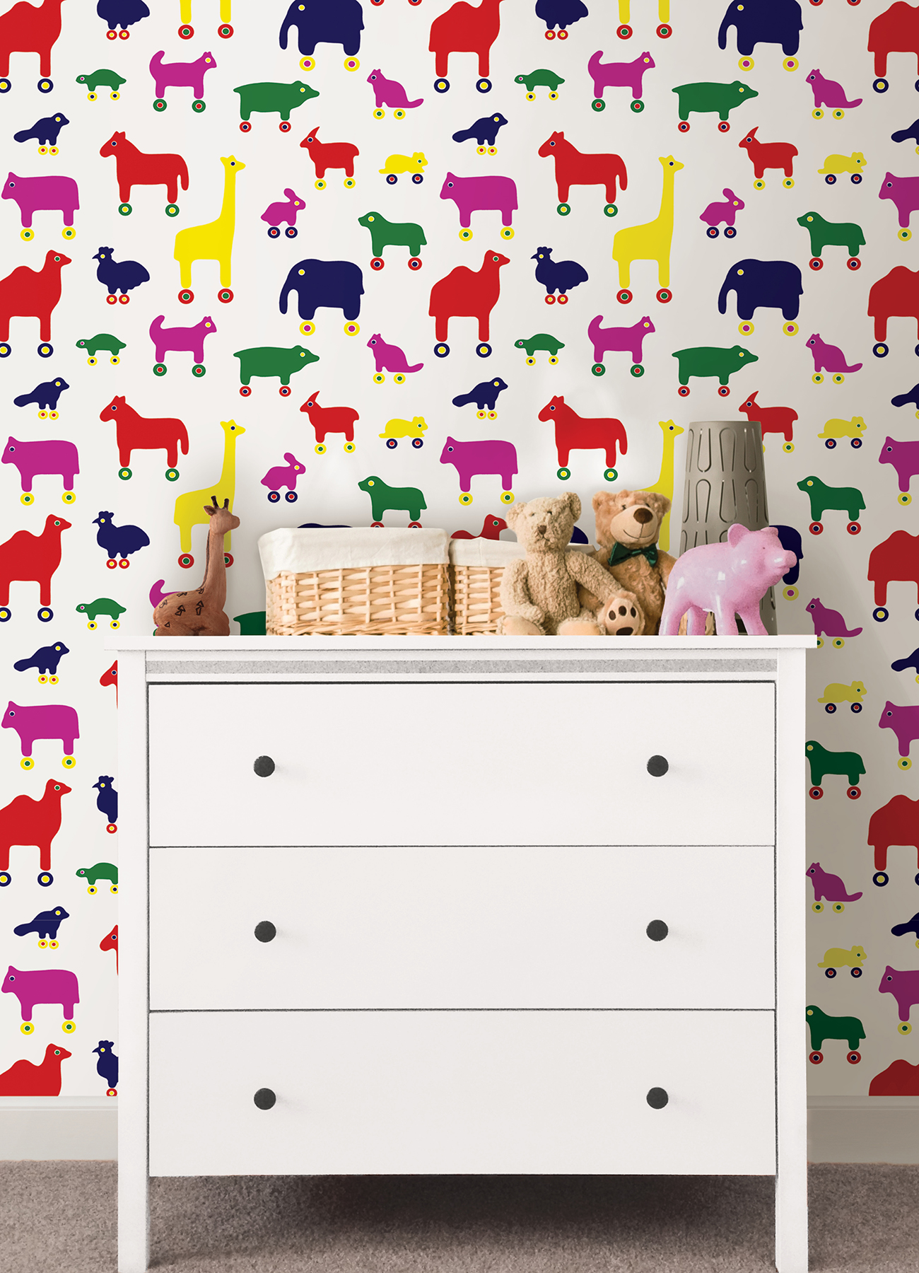 Multi Rulla Peel & Stick Wallpaper