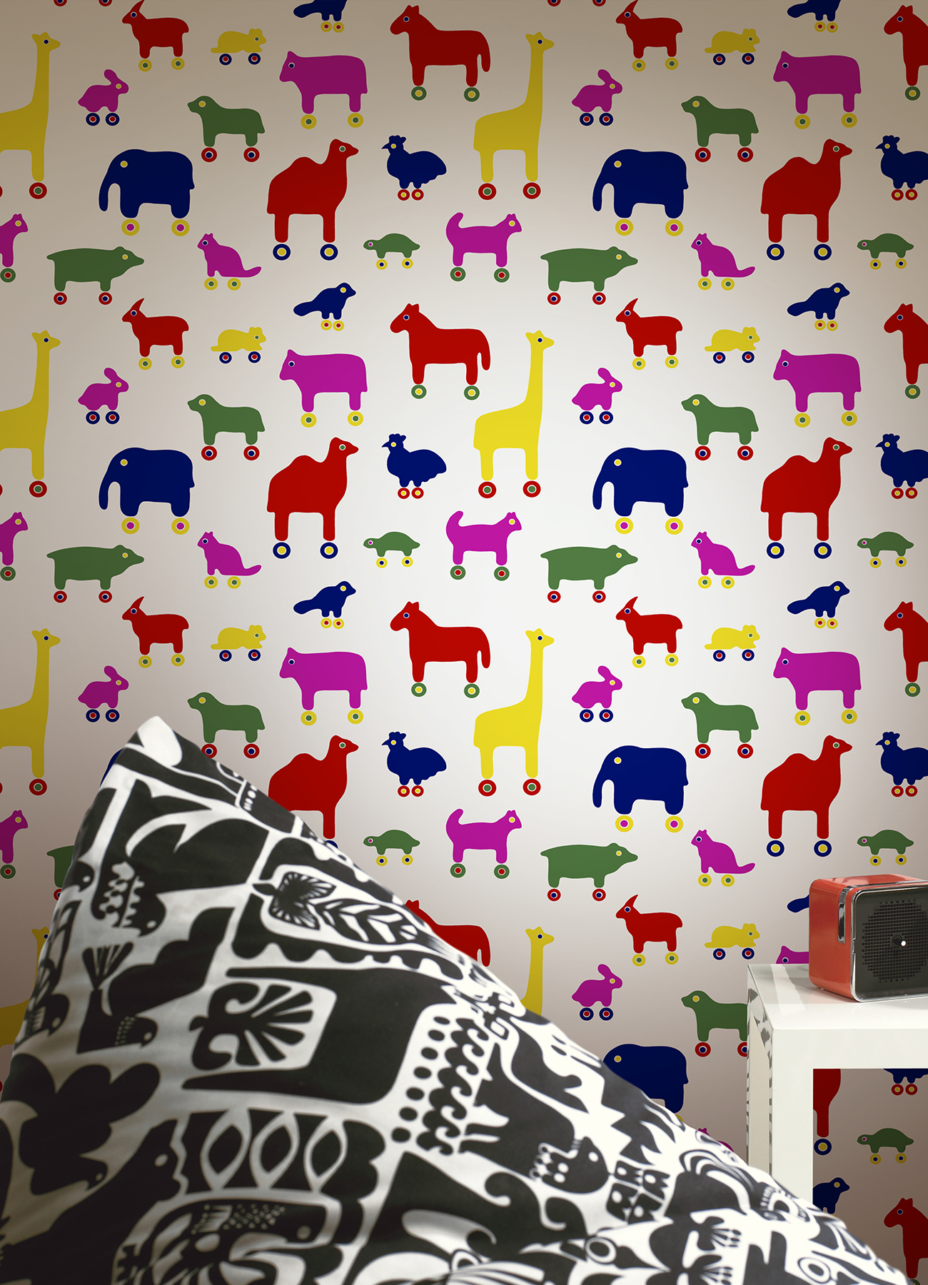 Multi Rulla Peel & Stick Wallpaper