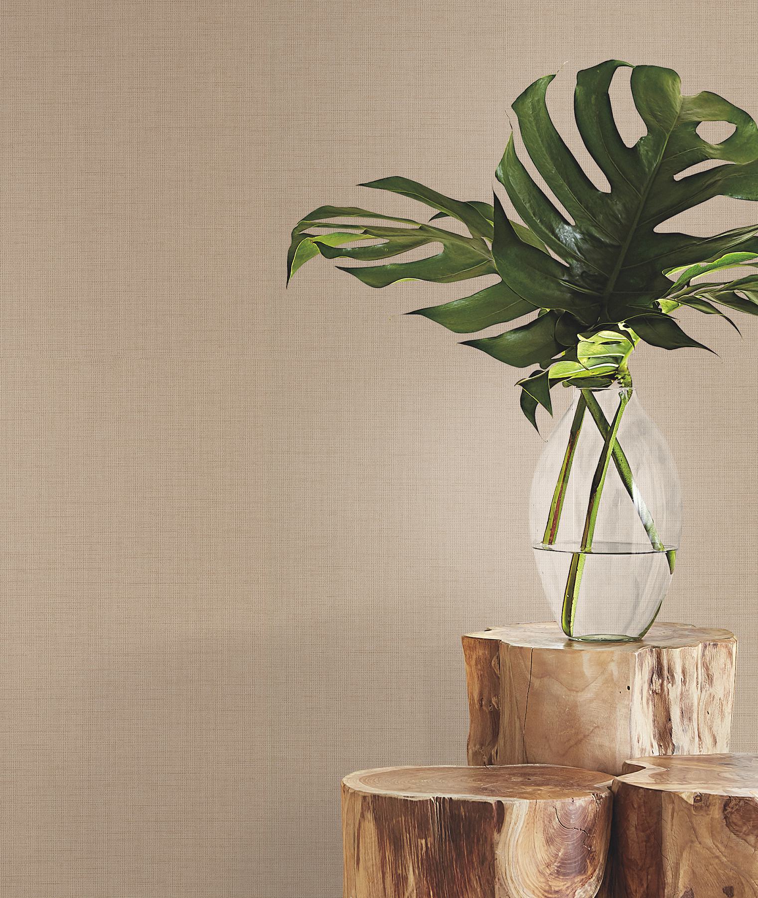 Evermore Wheat Woven Wallpaper