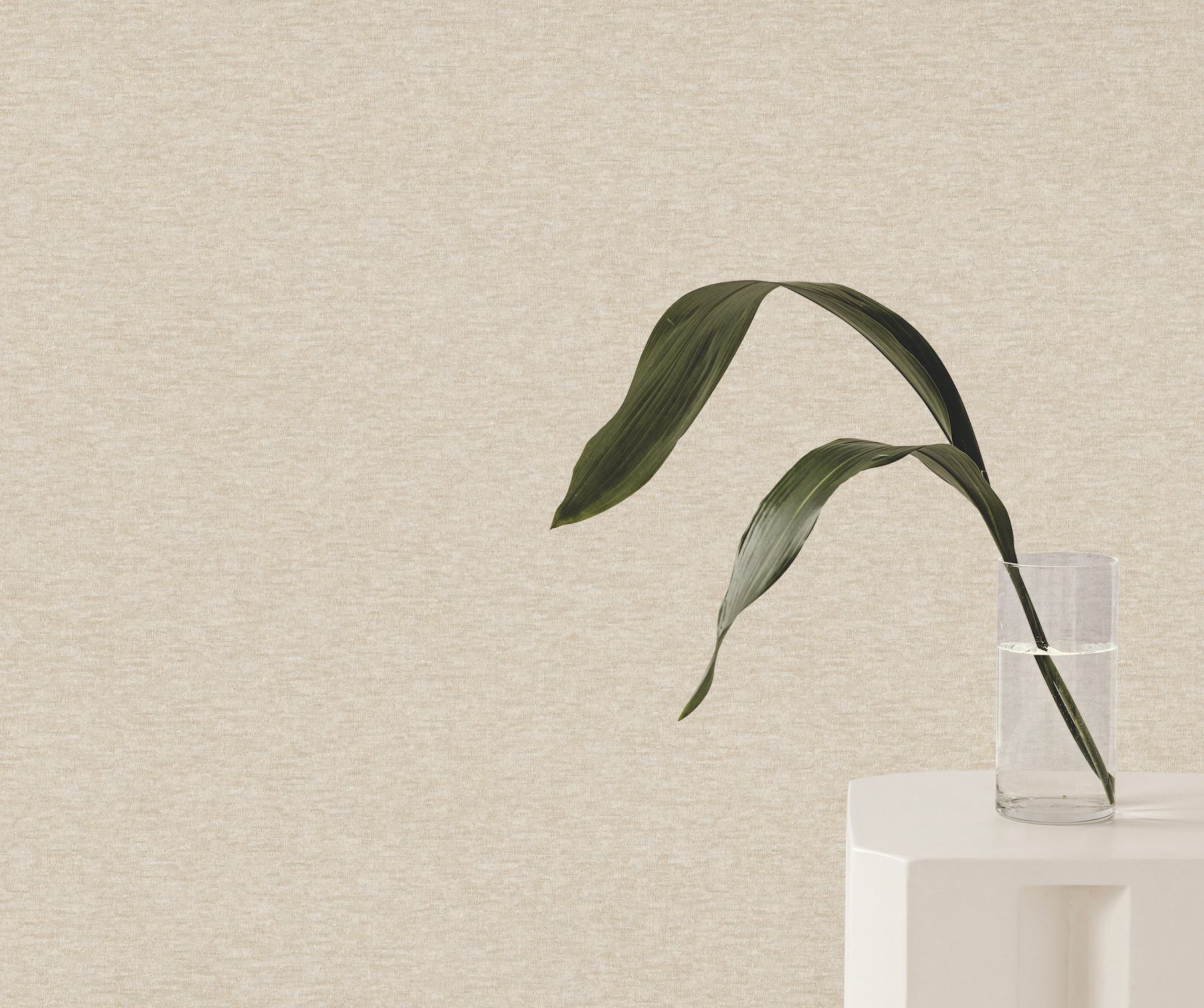 Tide Water Taupe Textured Wallpaper