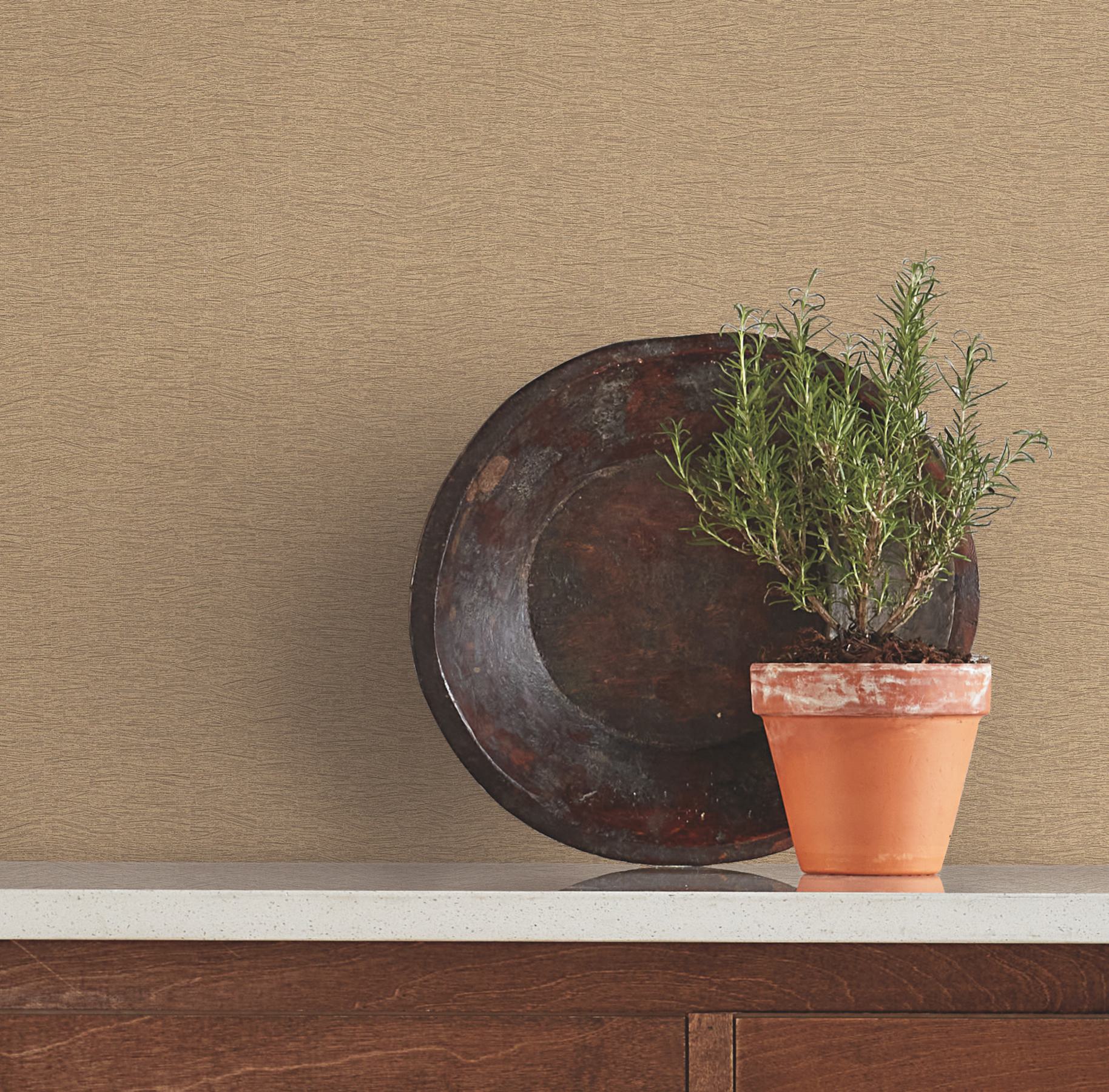 Gathered Wheat Textured Wallpaper