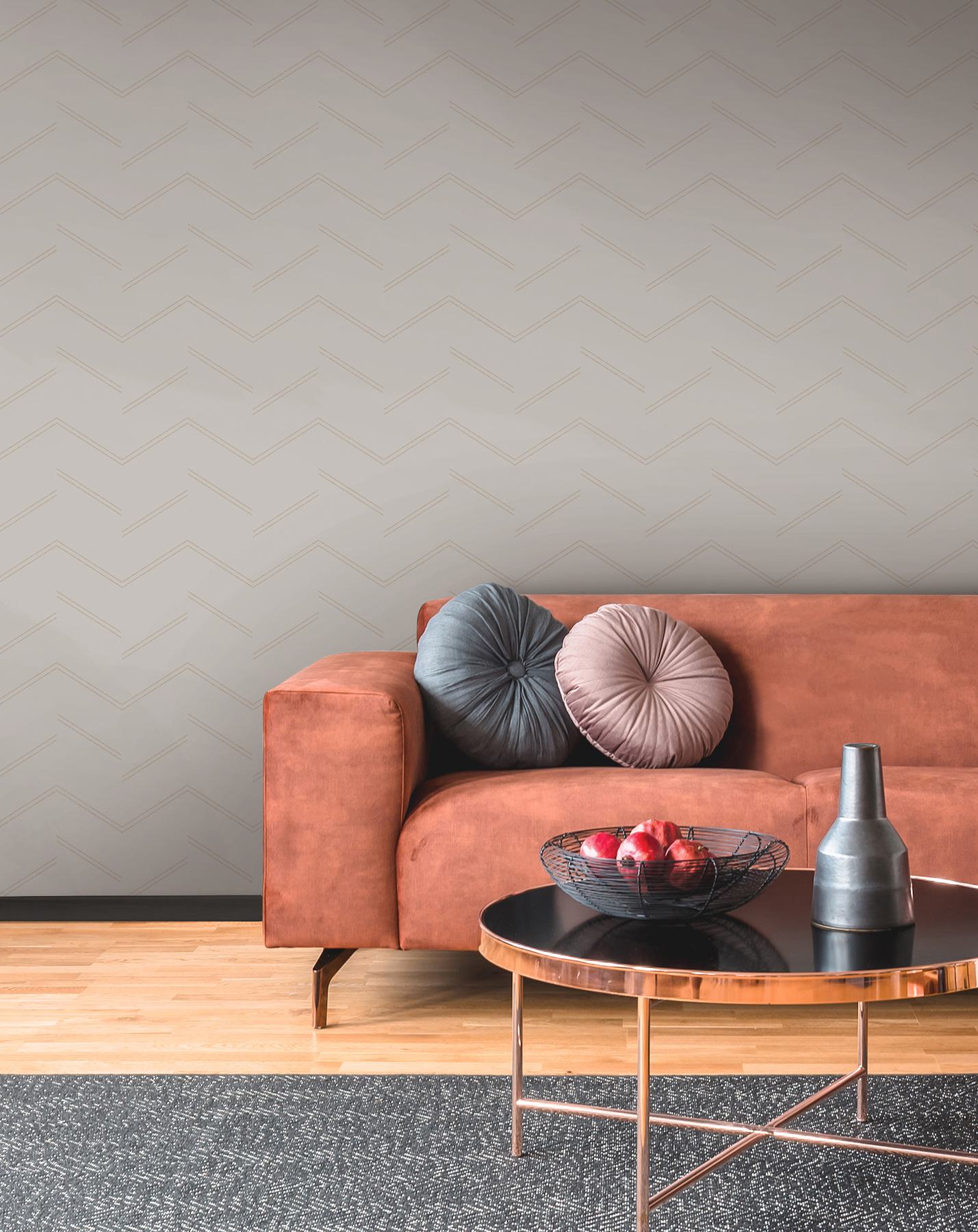 Aviator Dove Abstract Chevron Wallpaper