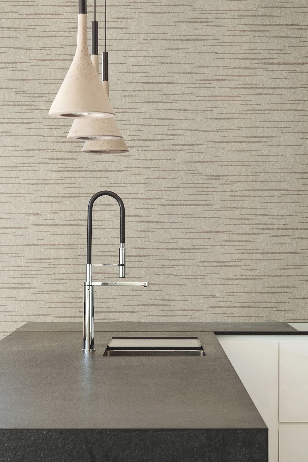 Longitude Neutral Striated Wallpaper