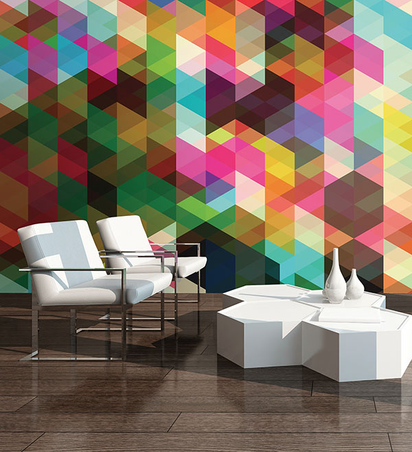Geometrix Wall Mural