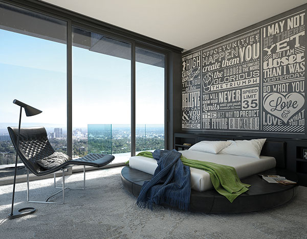 Chalk Quotes Wall Mural