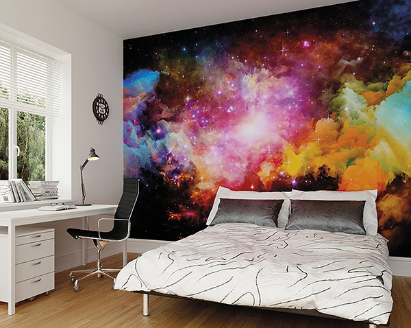 Galaxy Stars Wall Mural