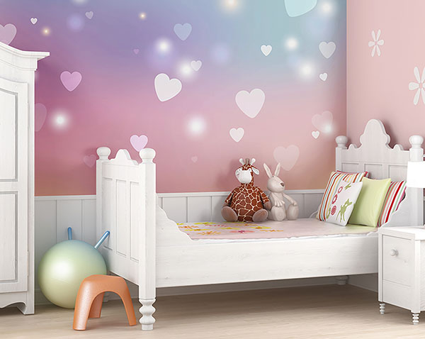 Sweet Hearts Wall Mural