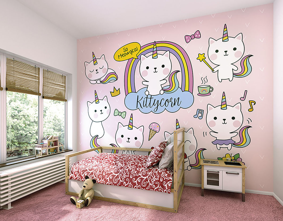 Kittycorn Wall Mural