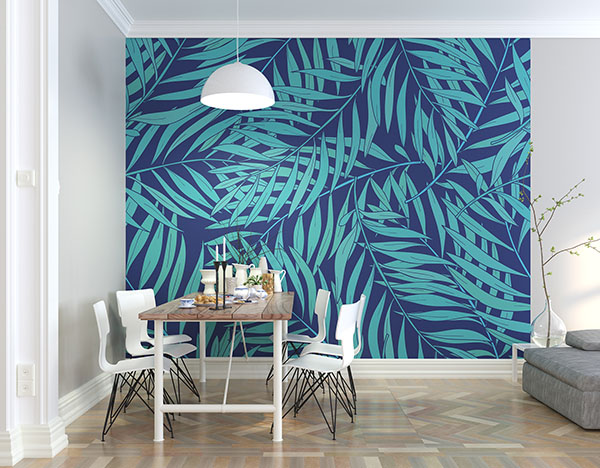 Foliage of Exotic Trees Wall Mural