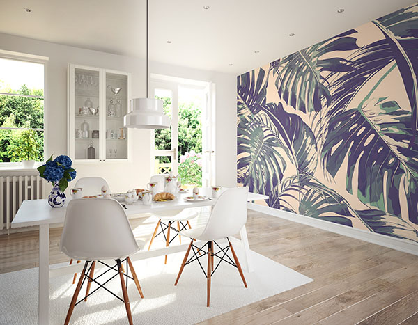 Palm Leaves Wall Mural